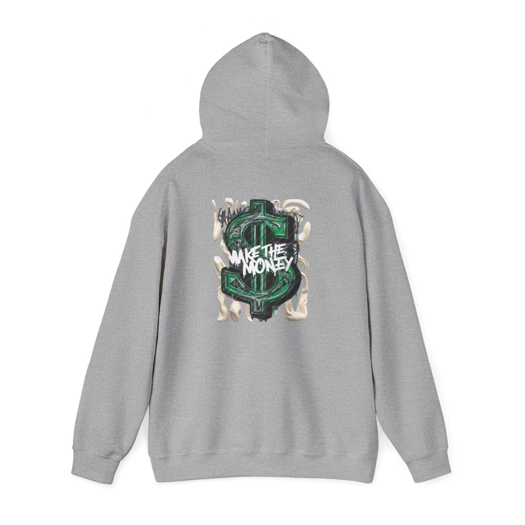 Make The Money Hoodie — Green Dollar Sign Graphic Pullover