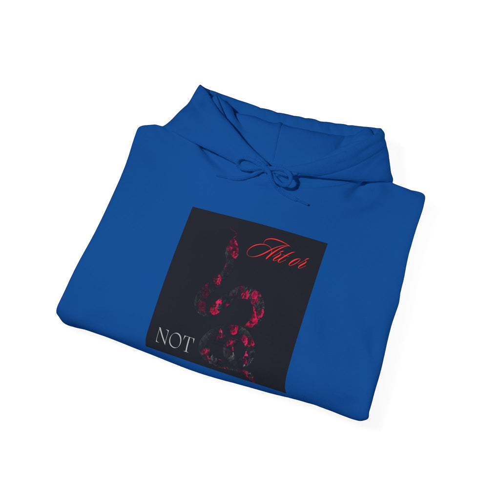 Hoodie — Gothic Red Roses 'Not Mine' Graphic Pullover