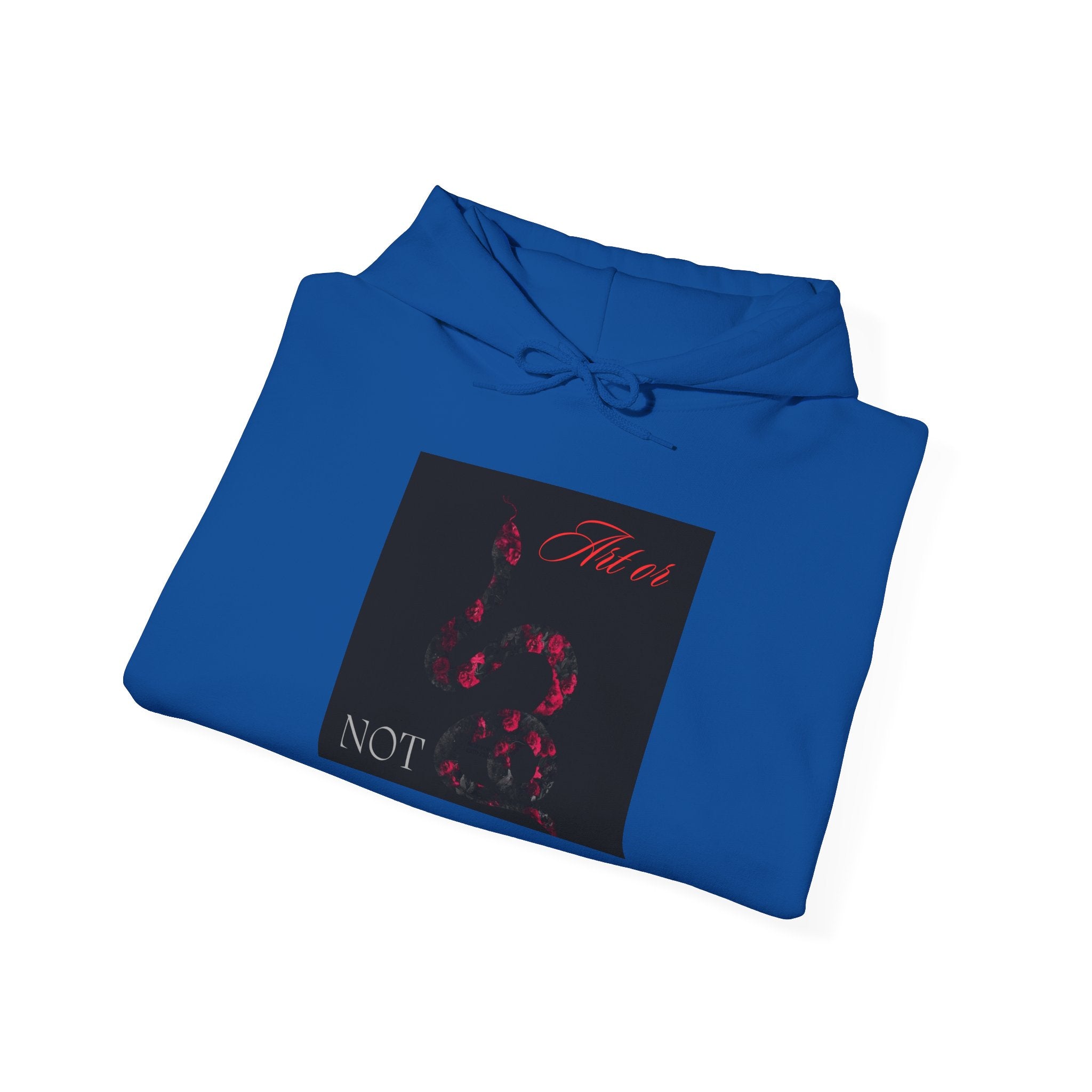 Hoodie — Gothic Red Roses 'Not Mine' Graphic Pullover