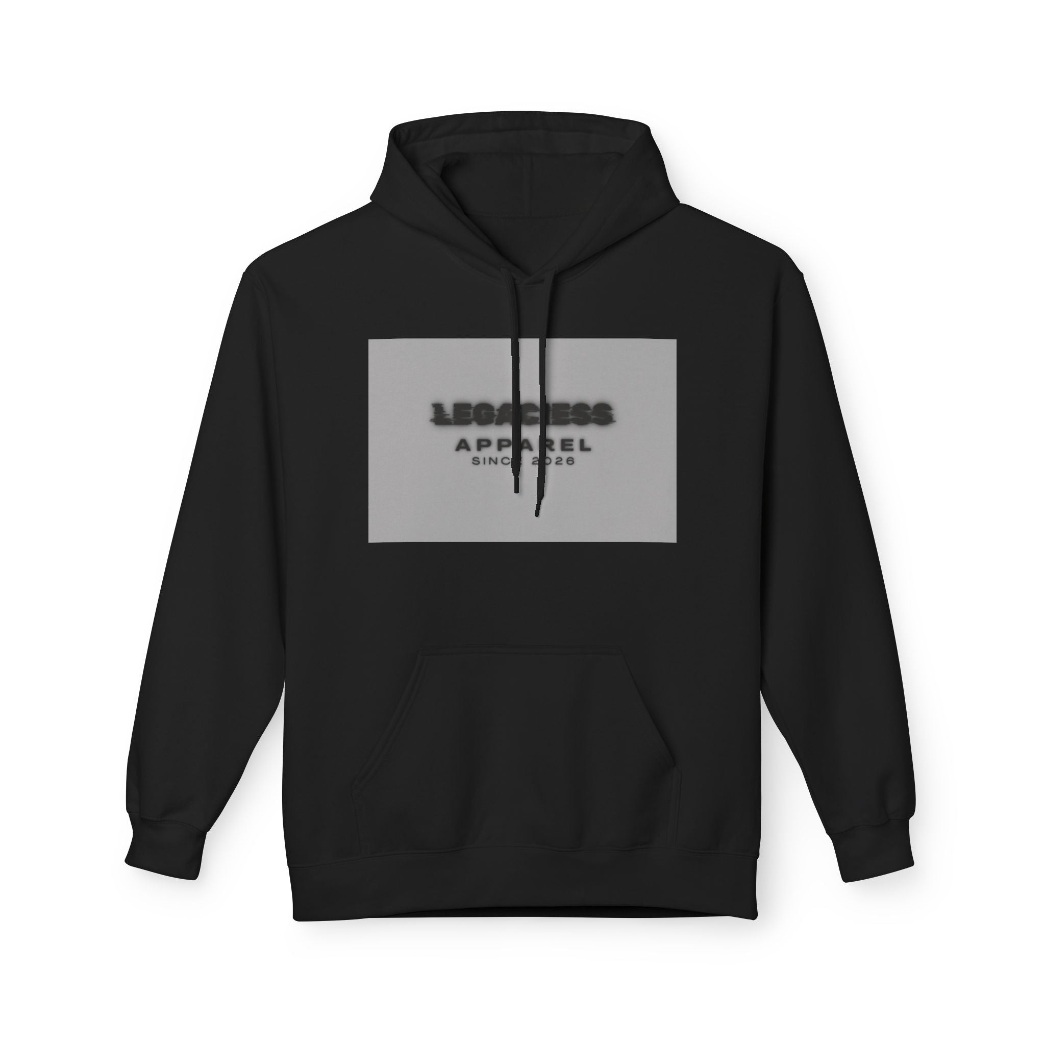 Hoodie — 'Legacies Apparel Since 2028' Minimal Logo Pullover