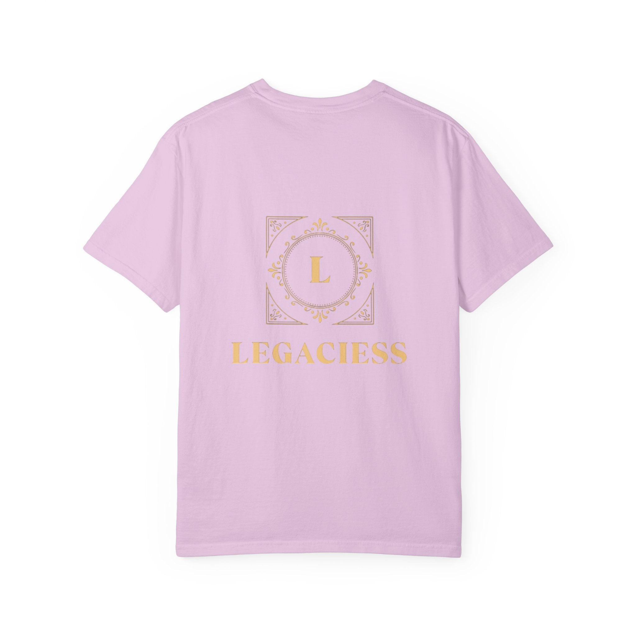 Abstract Neon Kiss T-Shirt — 'Legaciess' Back Logo Graphic Tee