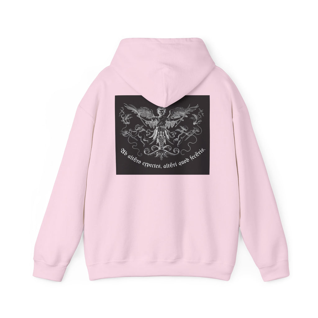 Phoenix Crest Hoodie — "We alone create, alone save, alone" Gothic Graphic Sweatshirt
