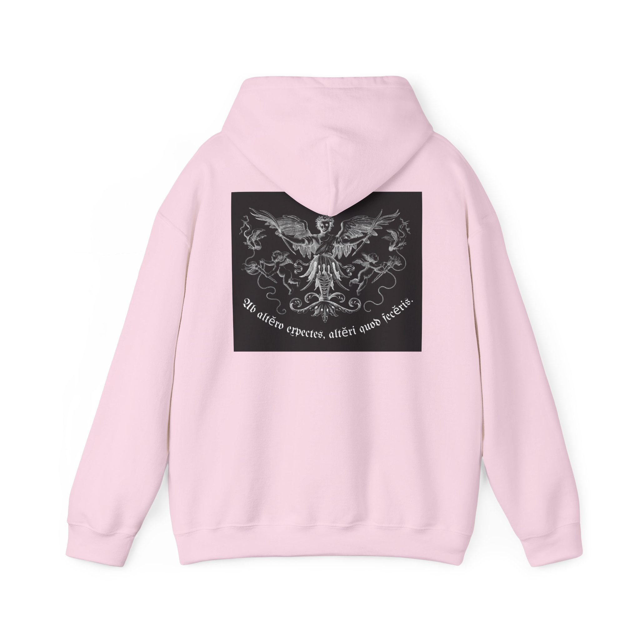 Phoenix Crest Hoodie — "We alone create, alone save, alone" Gothic Graphic Sweatshirt