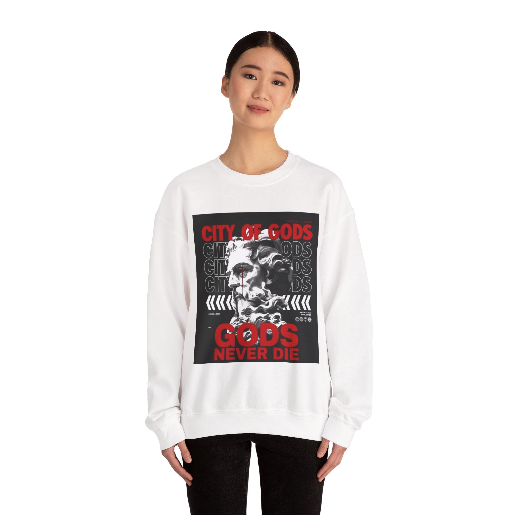City of Gods "Gods Never Die" Crewneck Sweatshirt