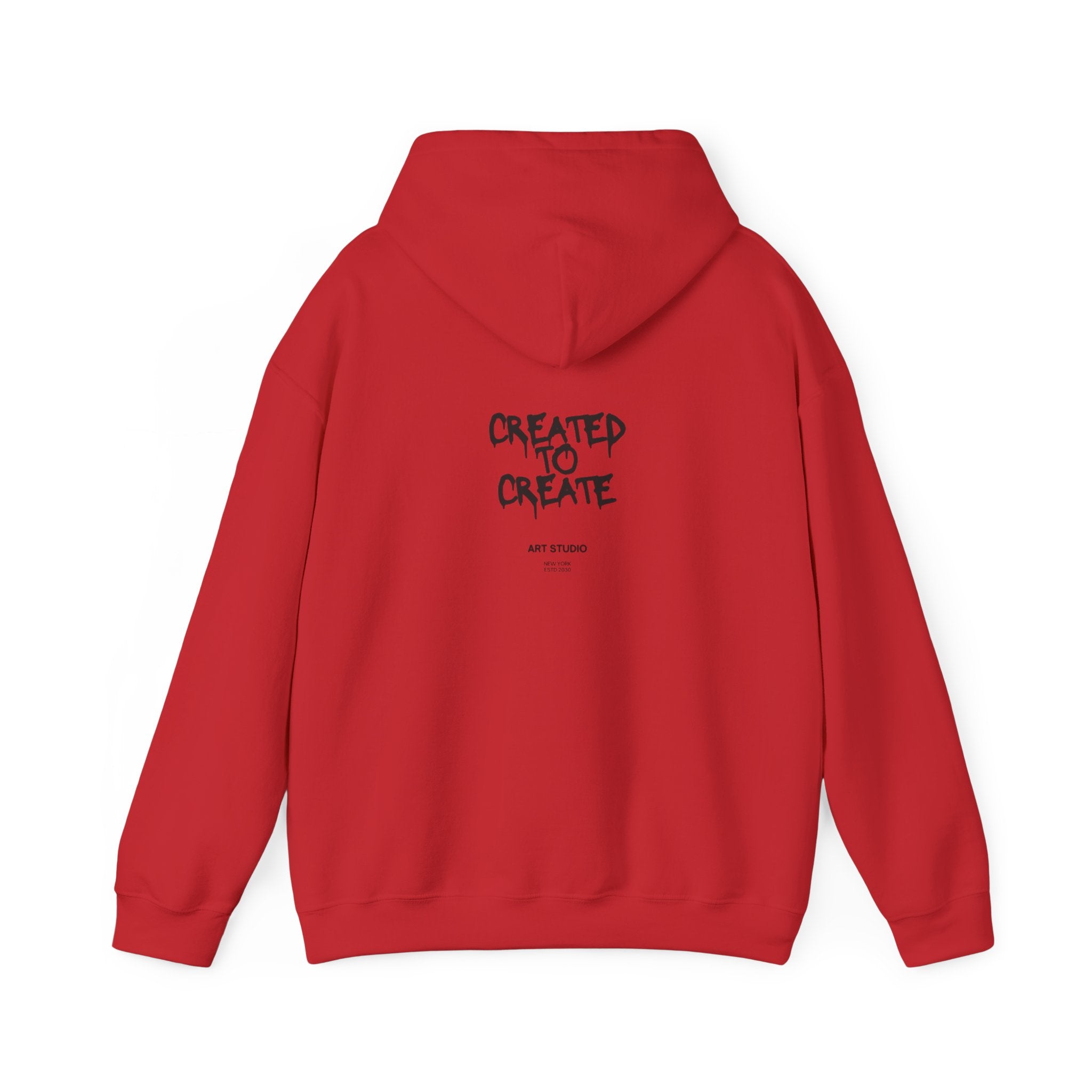 Created to Create Hoodie – Inspirational Artist Sweatshirt