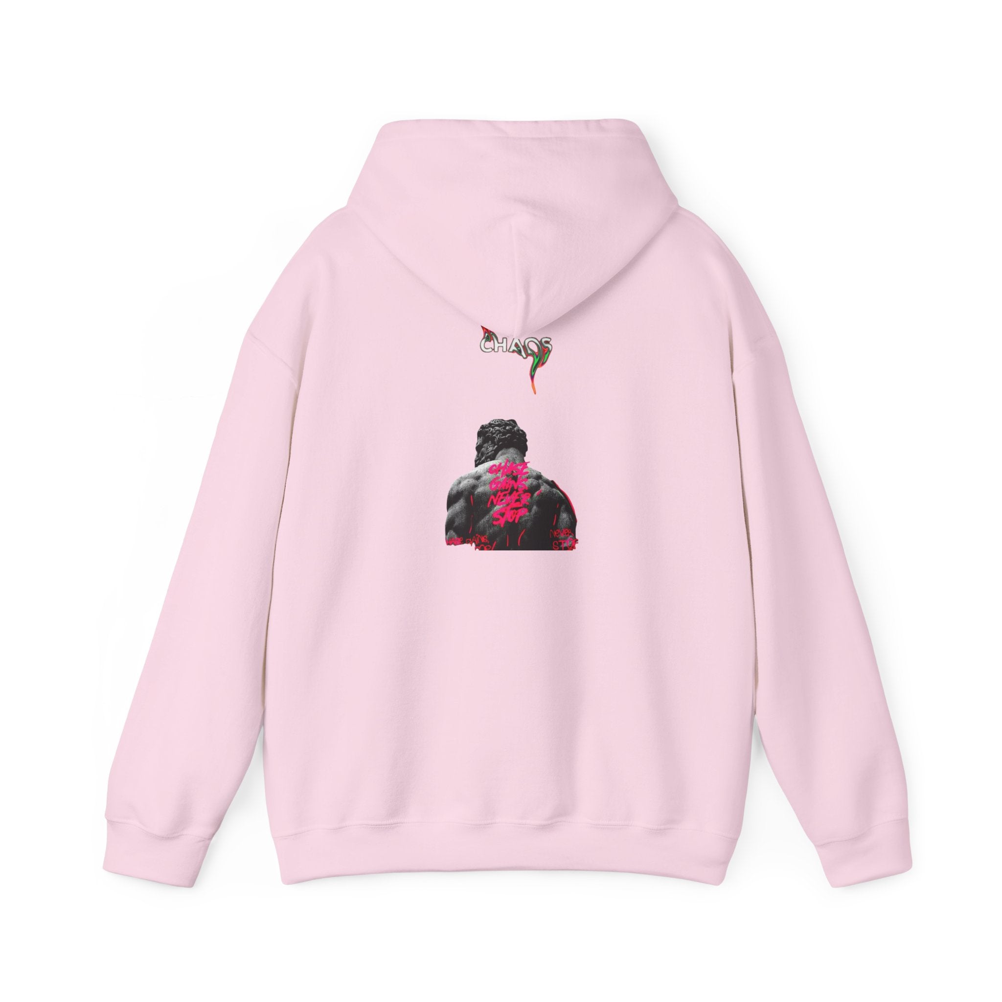 Smoky Rose Backprint Hoodie — Floral Skull Streetwear Pullover