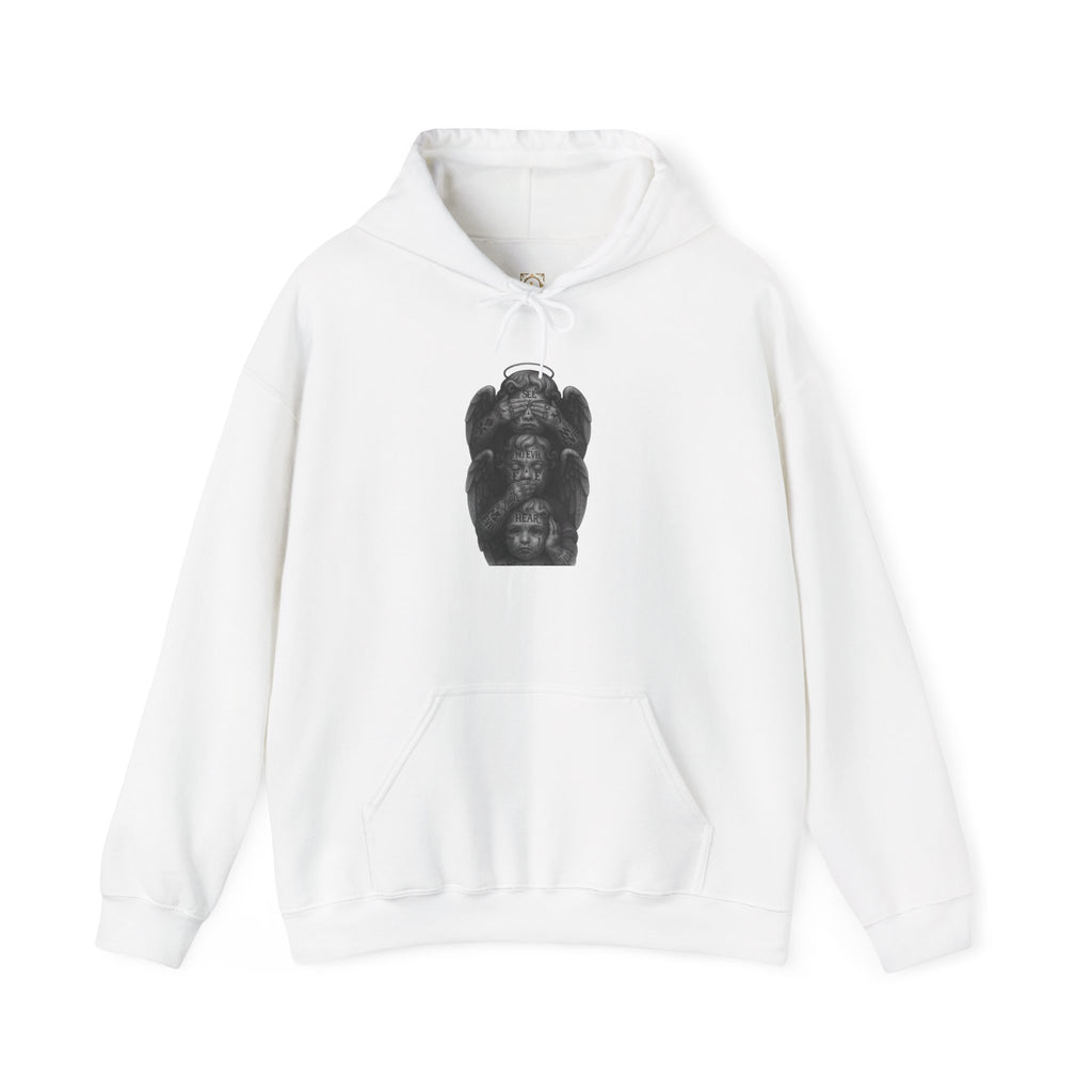 Statue Headstack Hoodie — Gothic Sculpture Art Pullover