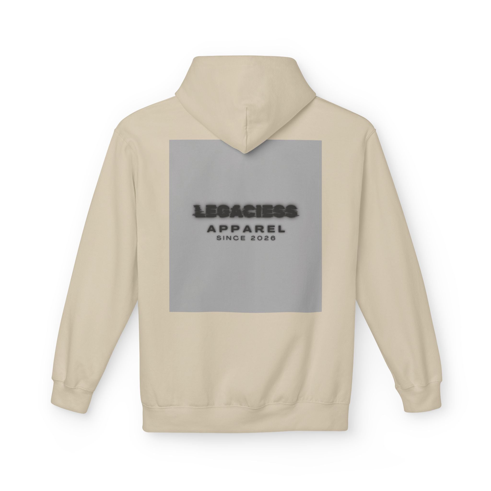 Hoodie — 'Legacies Apparel Since 2028' Minimal Logo Pullover