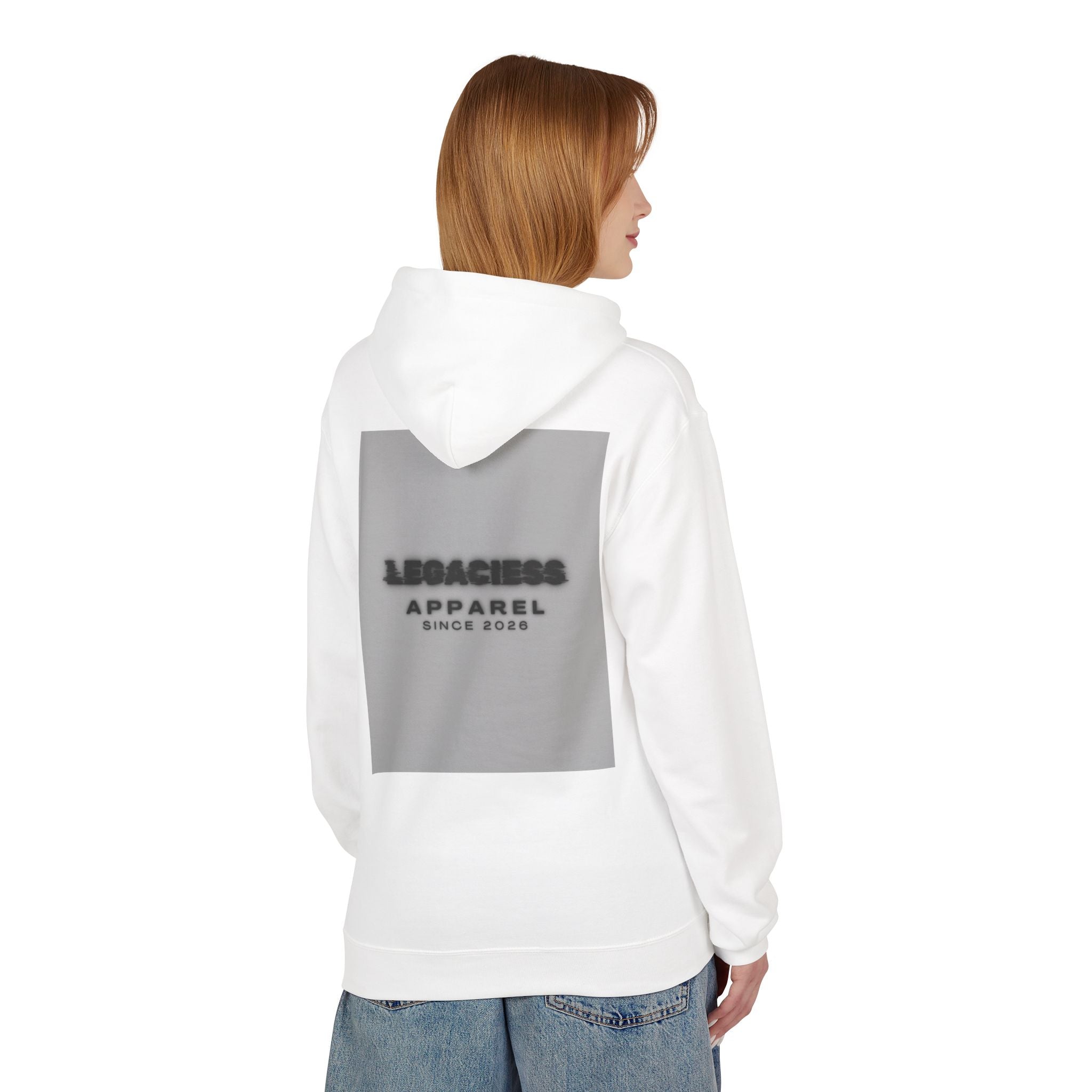 Hoodie — 'Legacies Apparel Since 2028' Minimal Logo Pullover