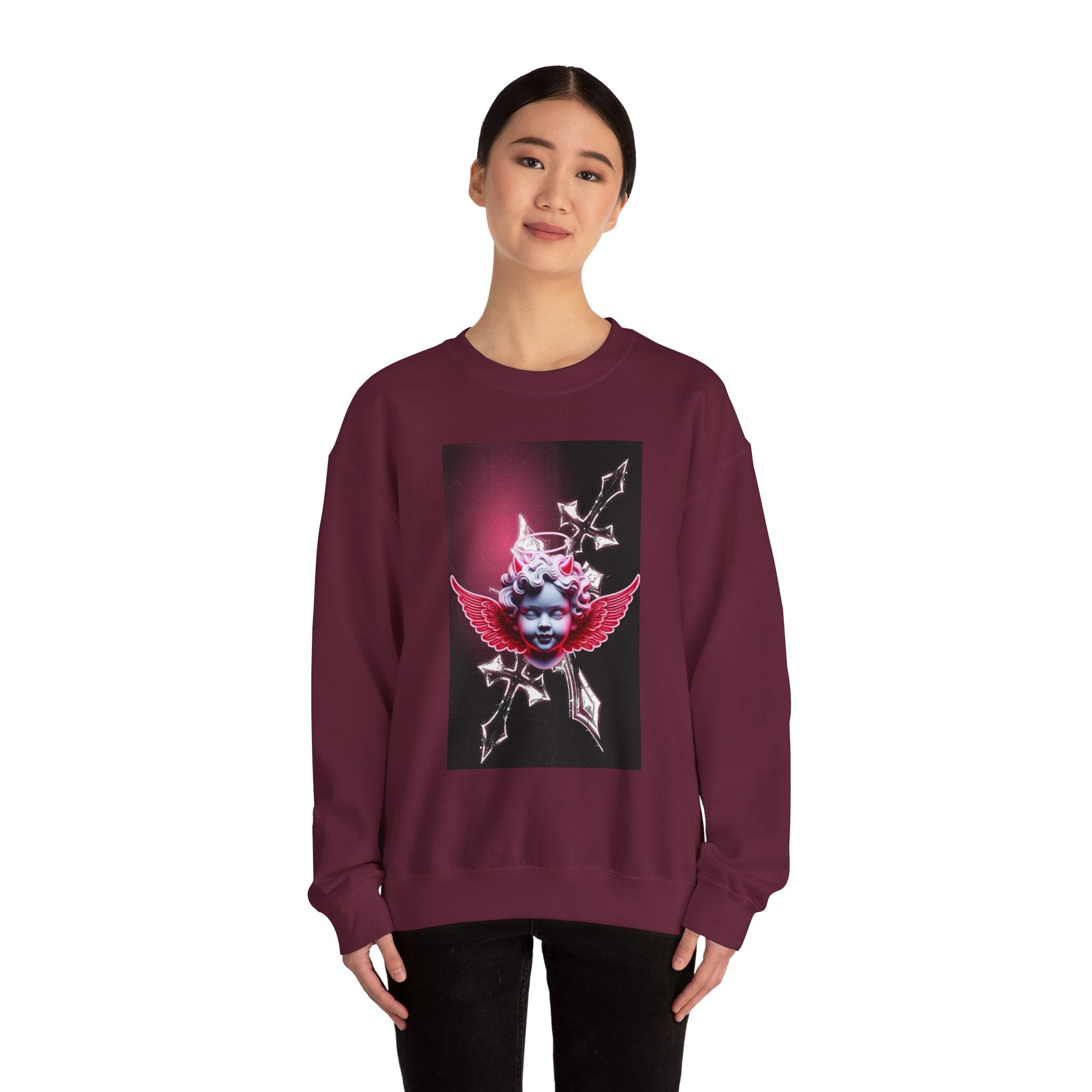 Cherub Neon Graphic Sweatshirt