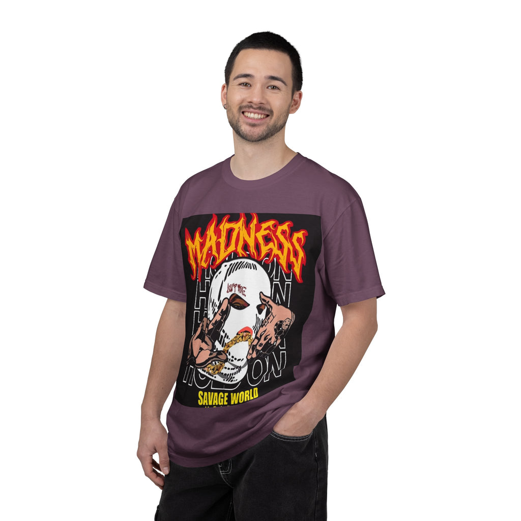 Madness Skull Graphic T-Shirt — Savage World Streetwear Tee