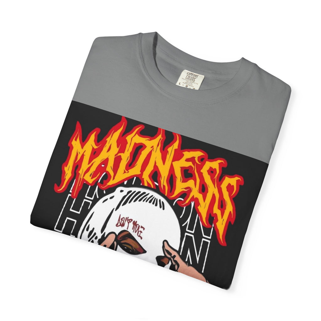 Madness Skull Graphic T-Shirt — Savage World Streetwear Tee