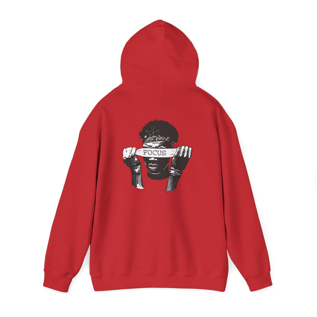 Focus Graphic Hoodie — Monochrome Motivational Streetwear