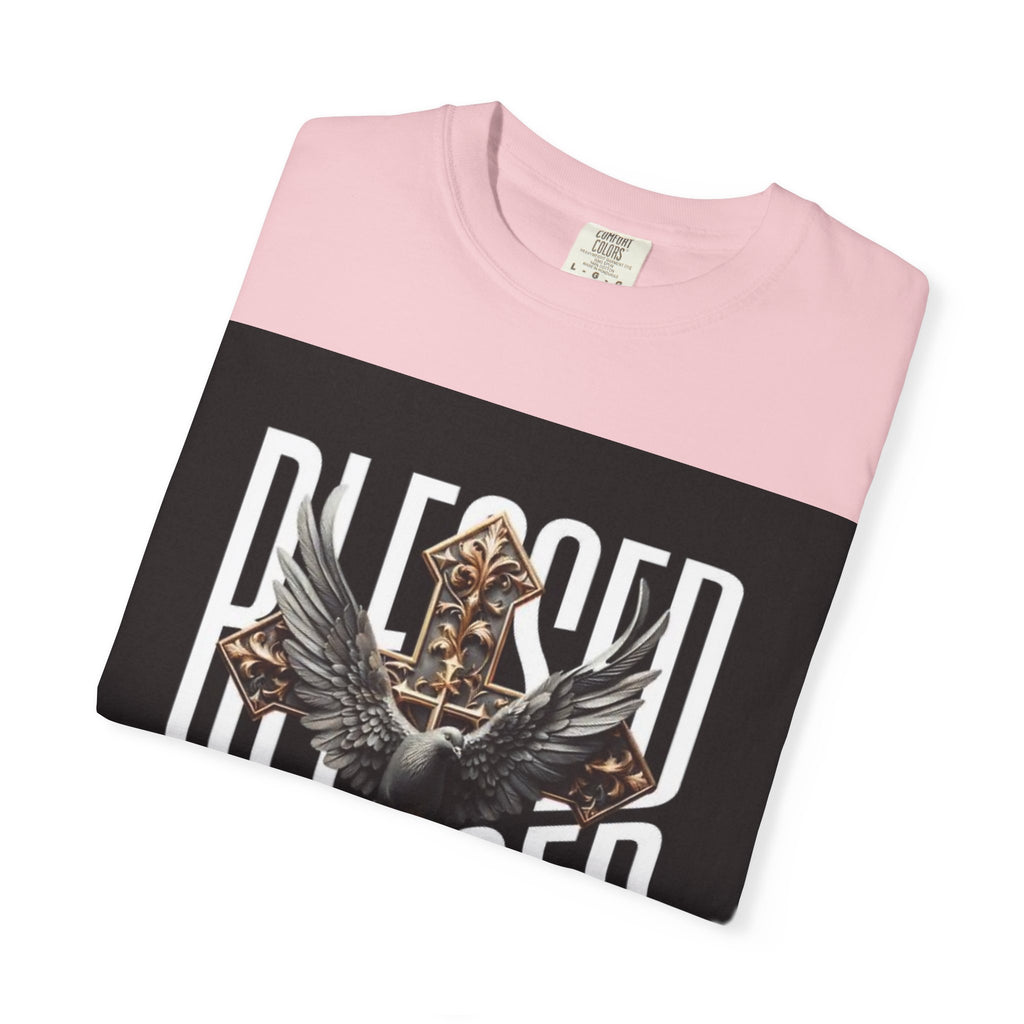 Blessed Dove Graphic T-Shirt — "BLESSED" Faith-Inspired Tee