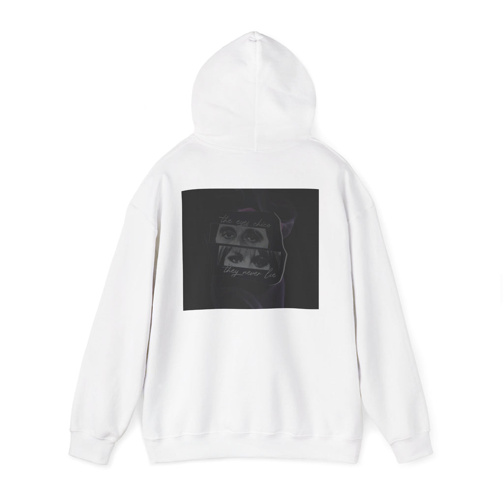 Surreal Triple-Eyes Hoodie — Dark Artistic Graphic Sweatshirt