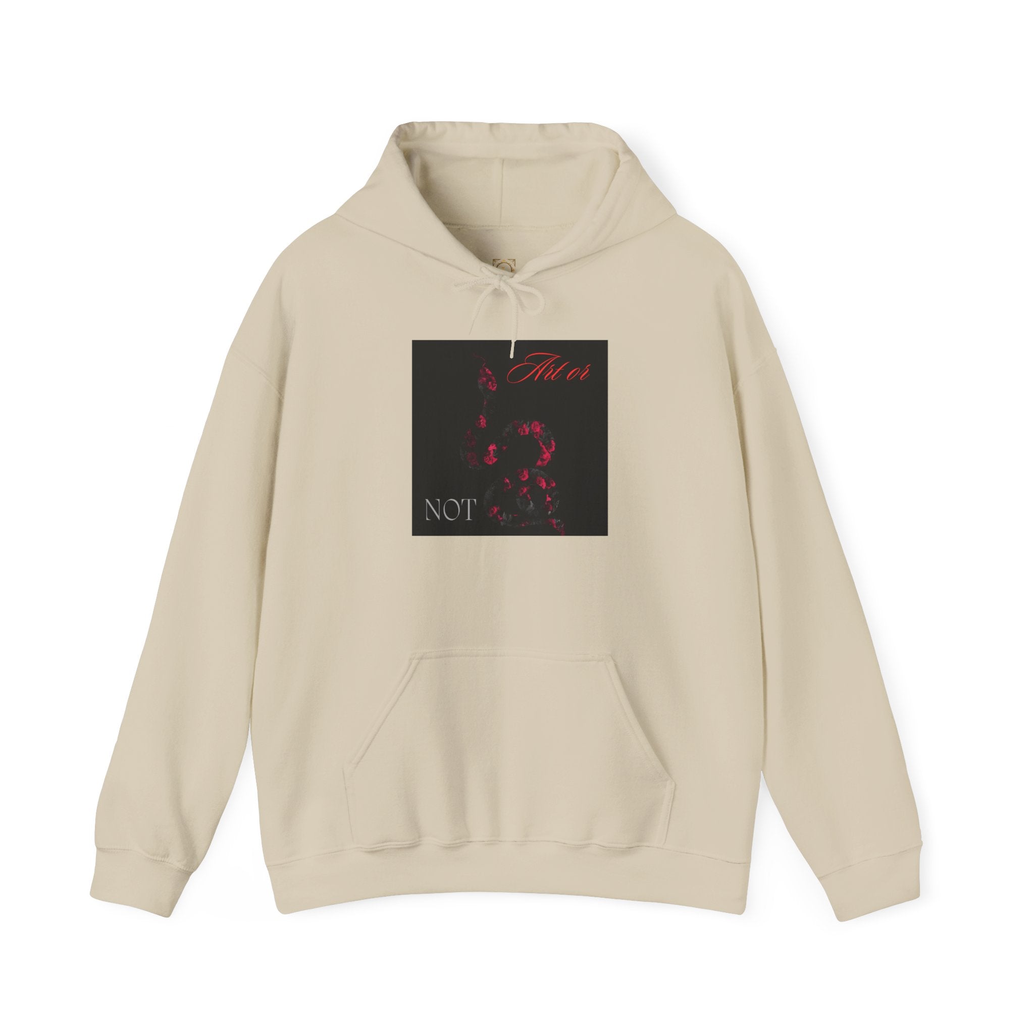 Hoodie — Gothic Red Roses 'Not Mine' Graphic Pullover