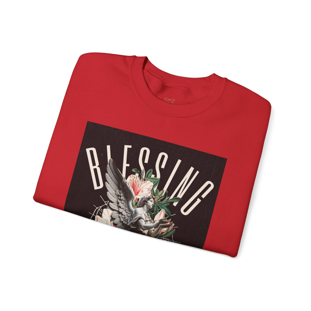 Blessing Statue Graphic Sweatshirt