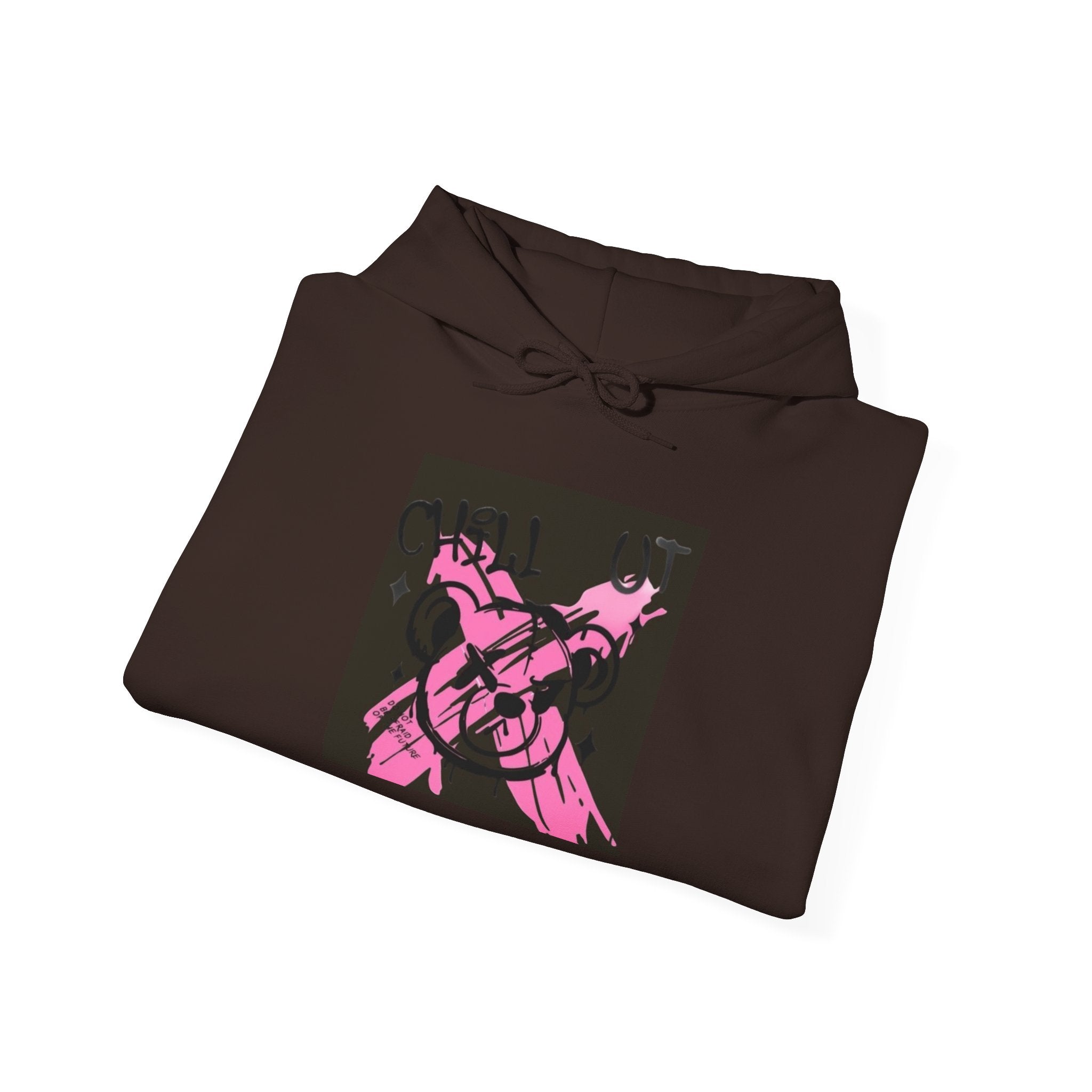Crossed Guns Hoodie – Pink Retro Graphic Hooded Sweatshirt