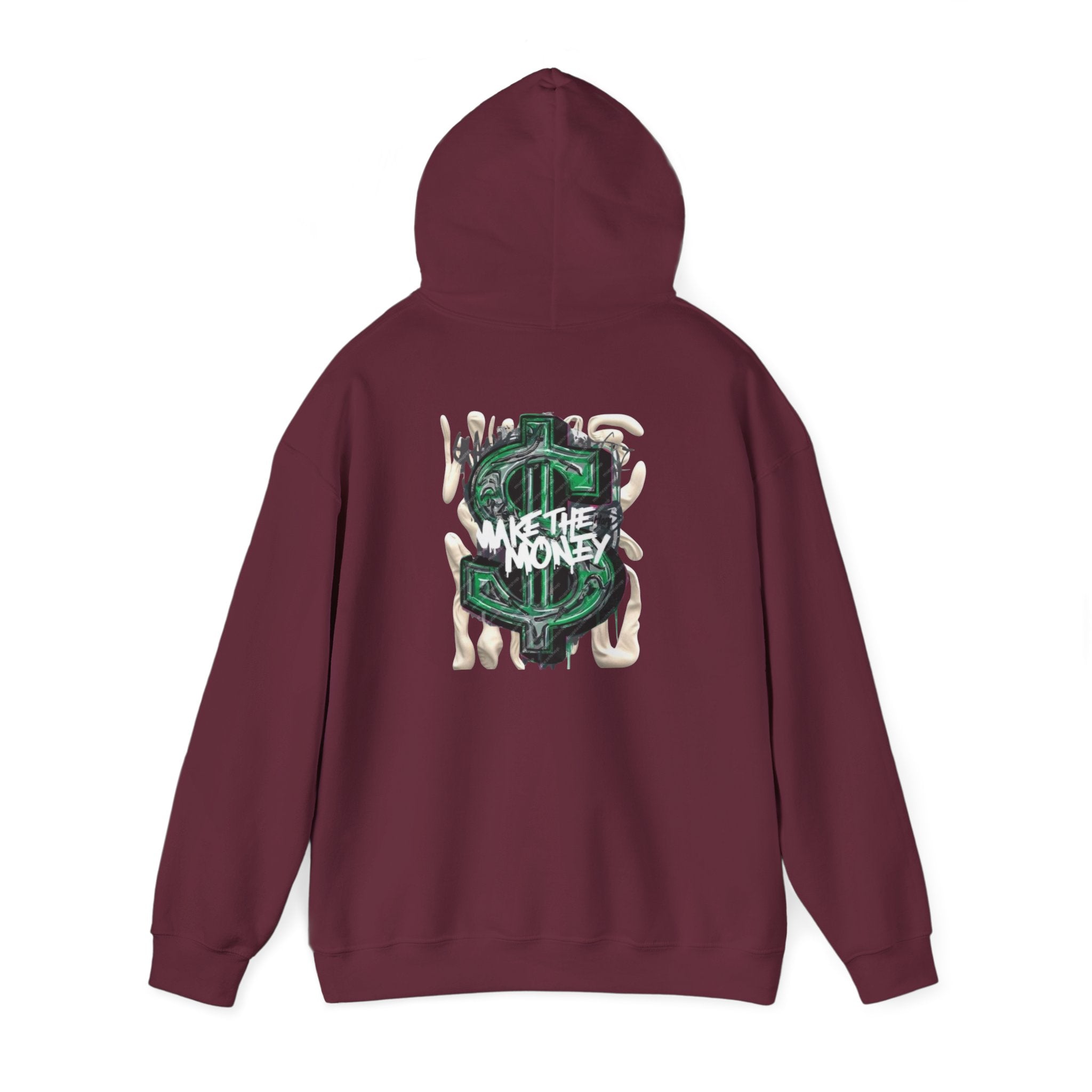 Make The Money Hoodie — Green Dollar Sign Graphic Pullover