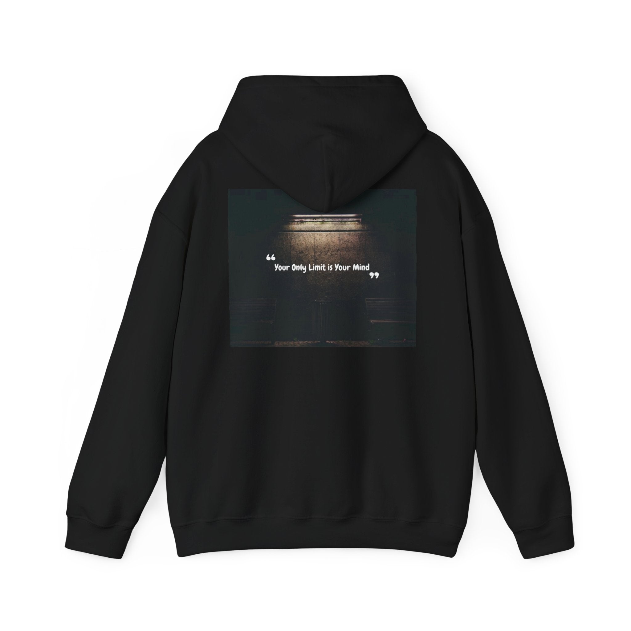 Hoodie — “Your Only Limit Is Your Mind” Inspirational Quote Pullover
