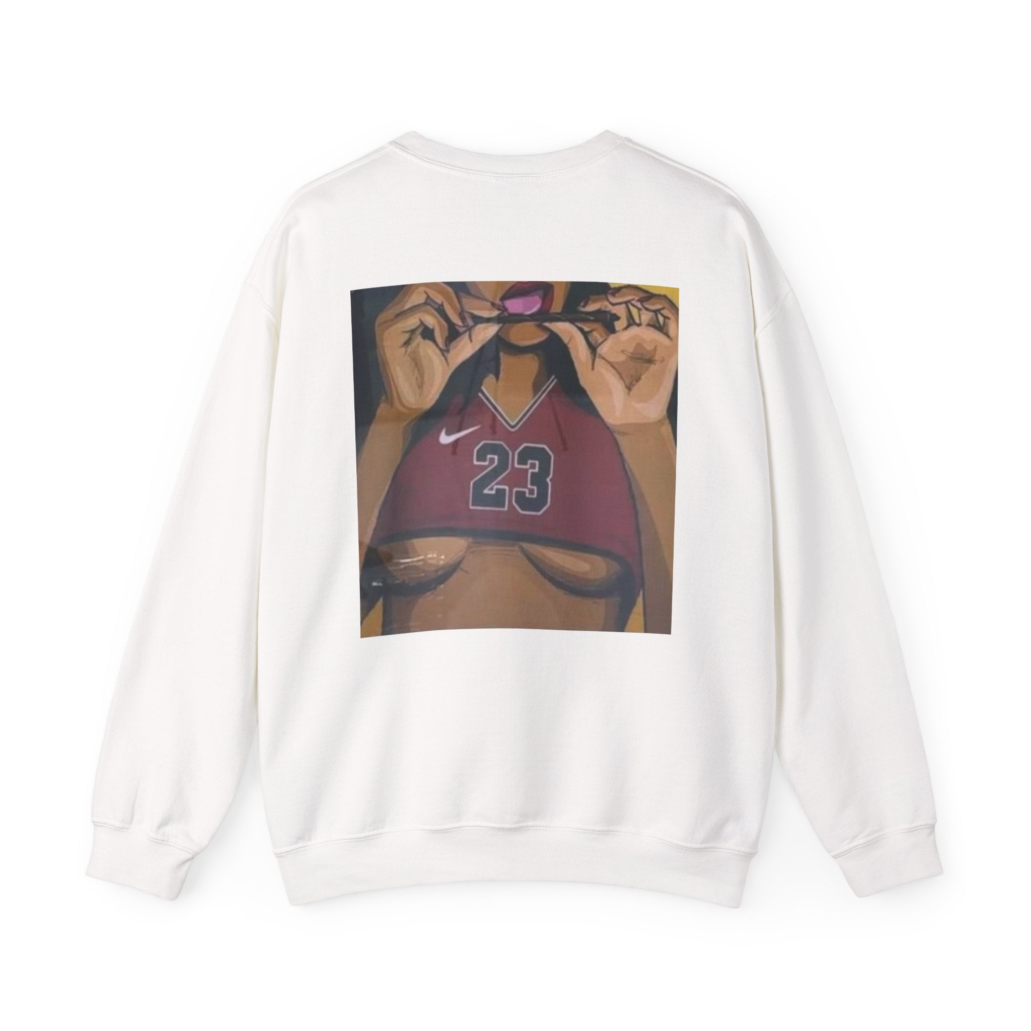 23 Jersey Crop Art Sweatshirt – Bold Urban Basketball Graphic Crewneck