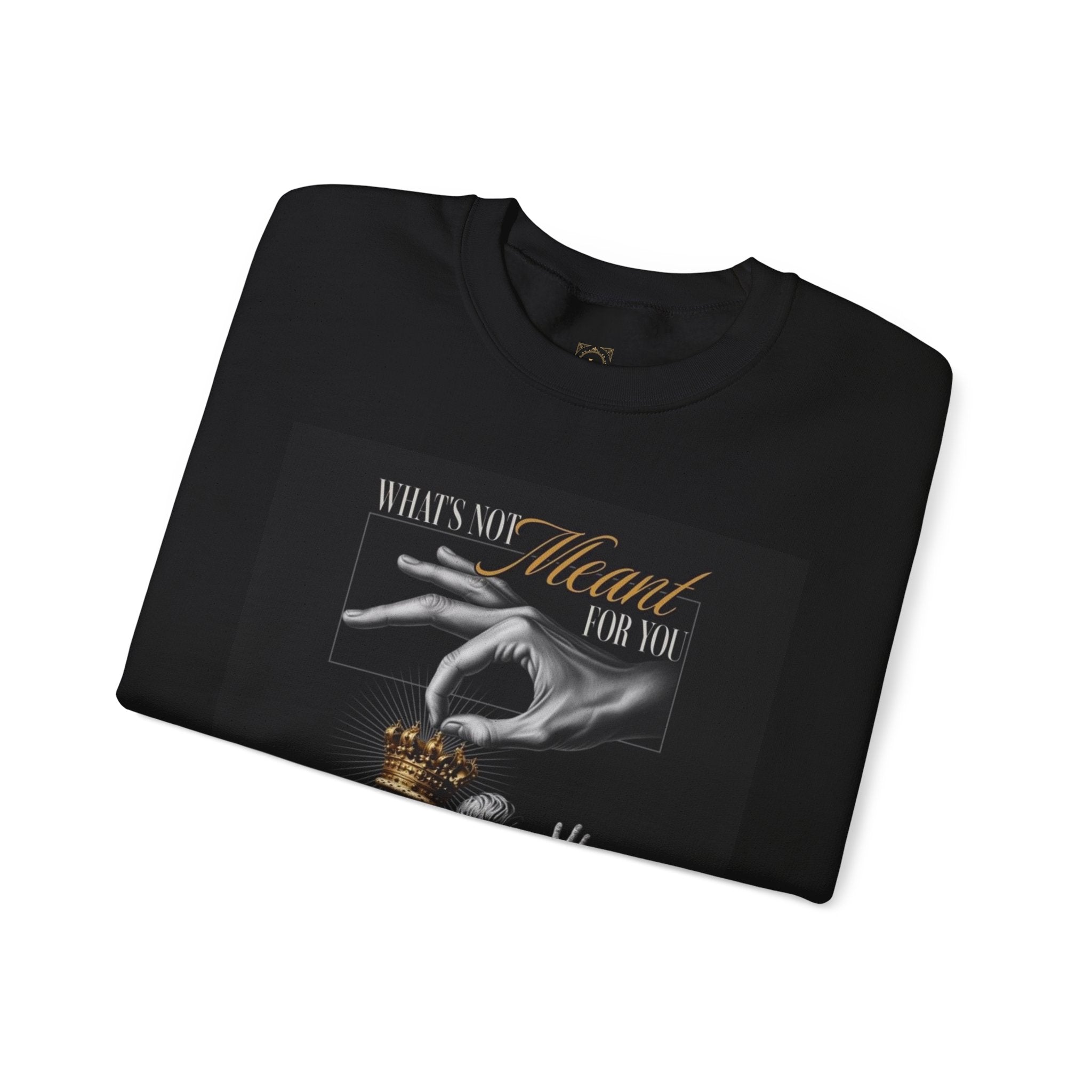 Crewneck Sweatshirt — 'What's My Heart For You' Inspirational Graphic Crewneck