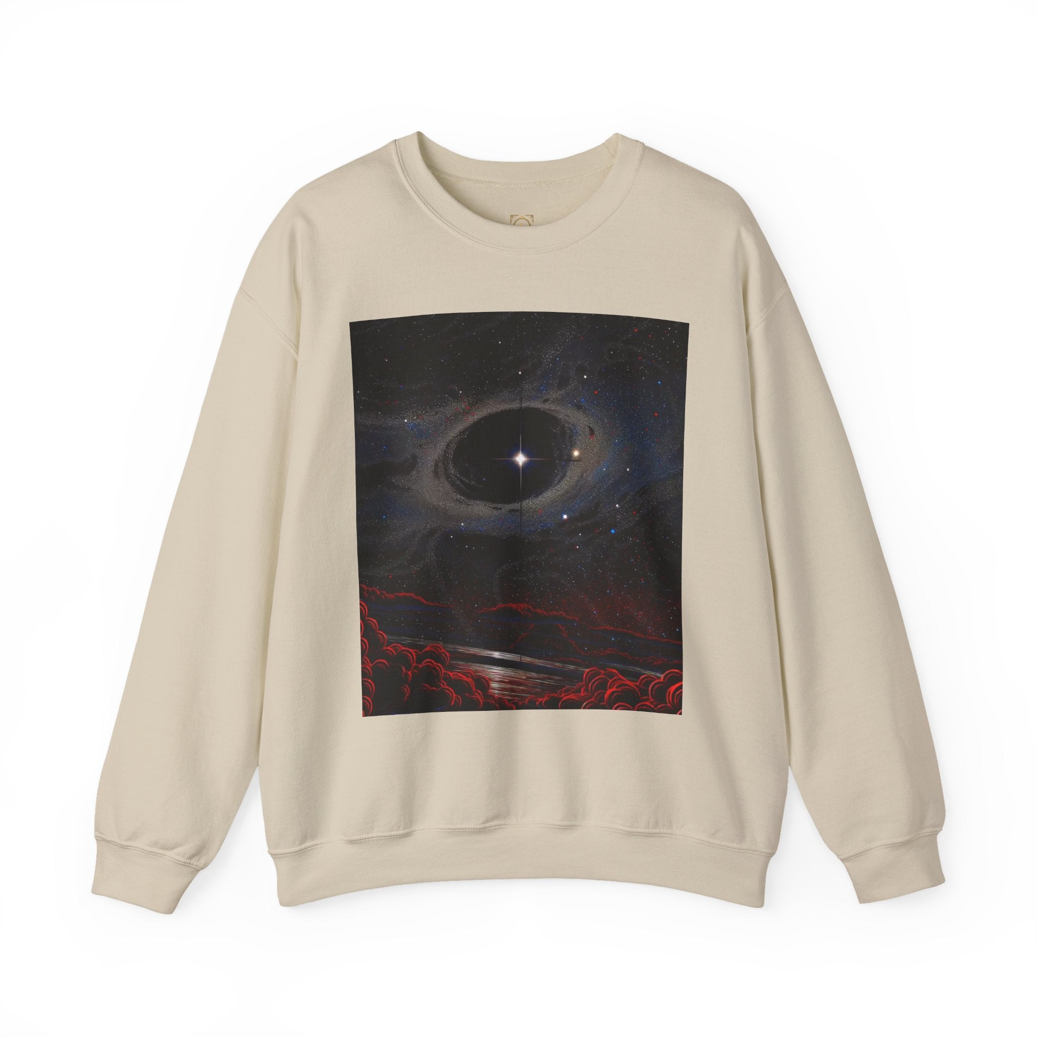 Cosmic Eclipse Crewneck Sweatshirt — 'Legaciess' Logo Back