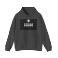 Coming Soon Hoodie - Minimal Neon Sign Pullover