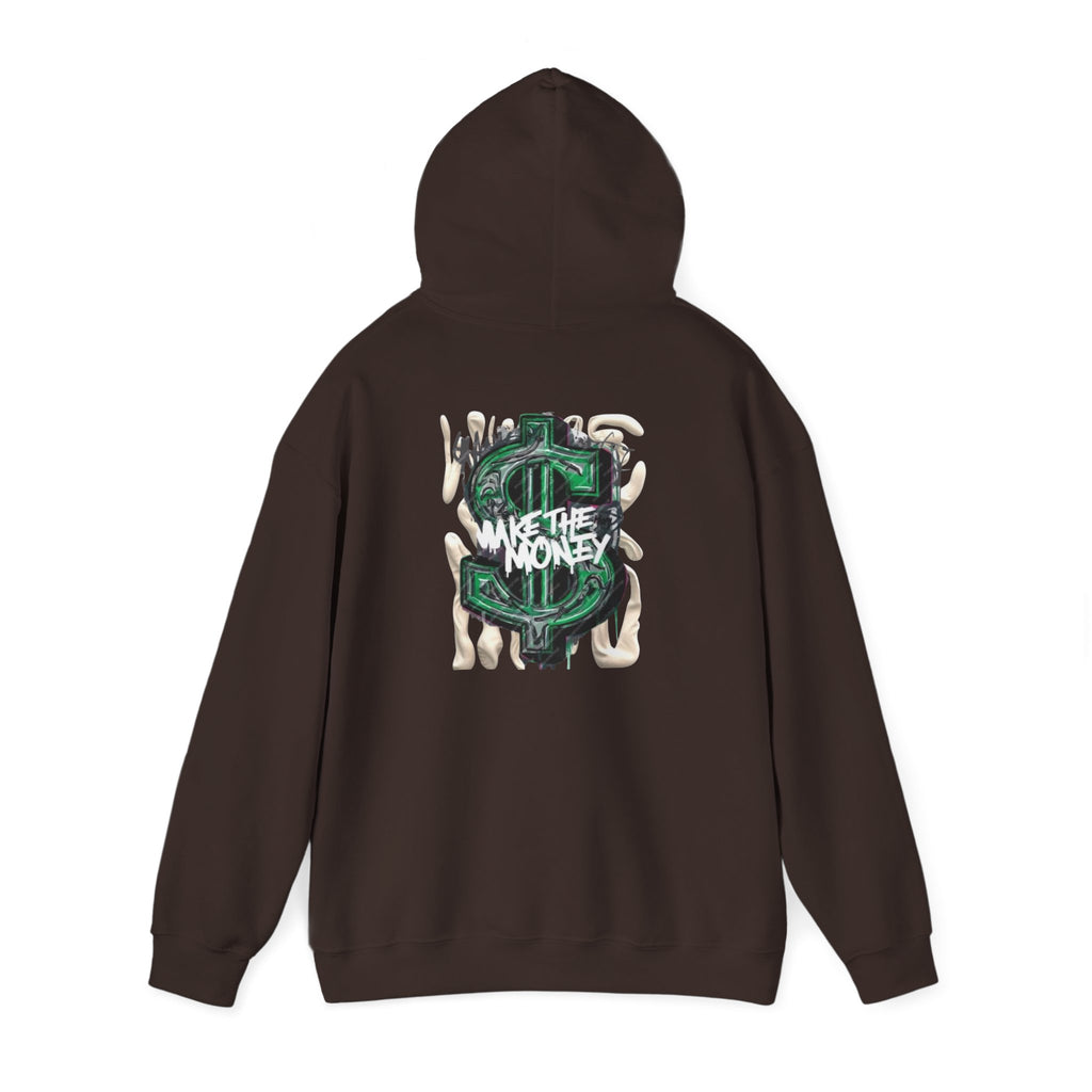 Make The Money Hoodie — Green Dollar Sign Graphic Pullover