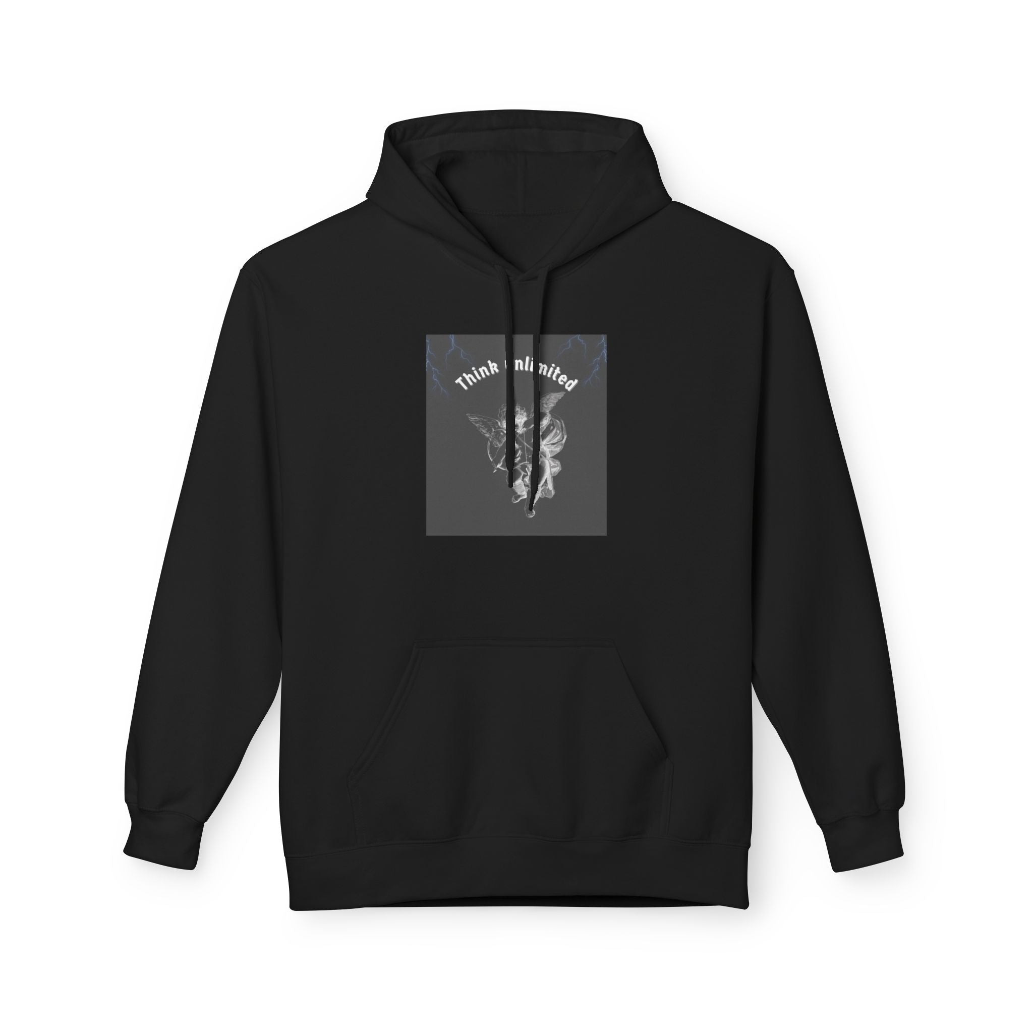 Think Unlimited Hoodie — Inspirational Angel Graphic Pullover