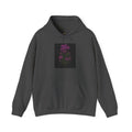 Floral Snake Hoodie — Dark Rose Garden Graphic Sweatshirt