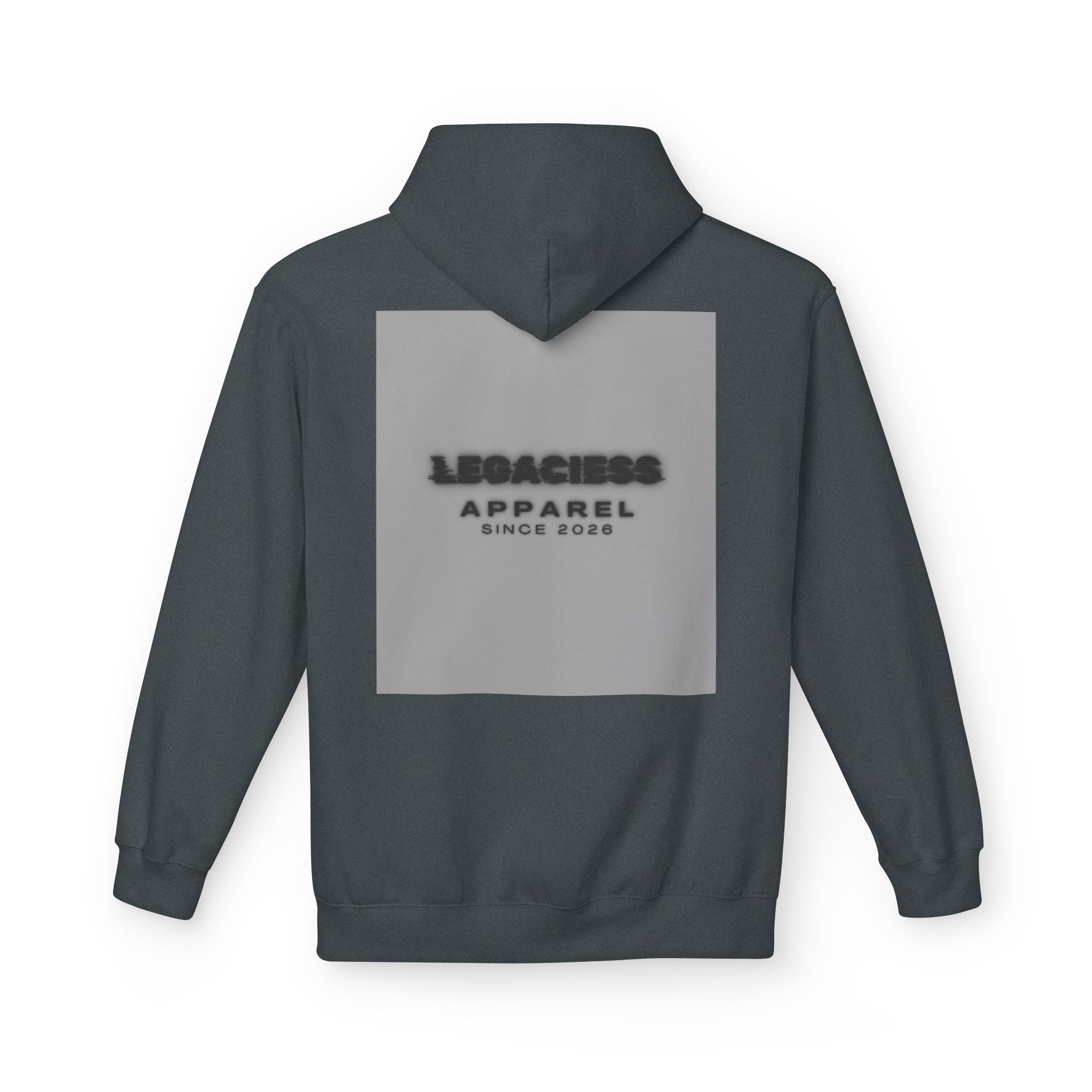 Hoodie — 'Legacies Apparel Since 2028' Minimal Logo Pullover
