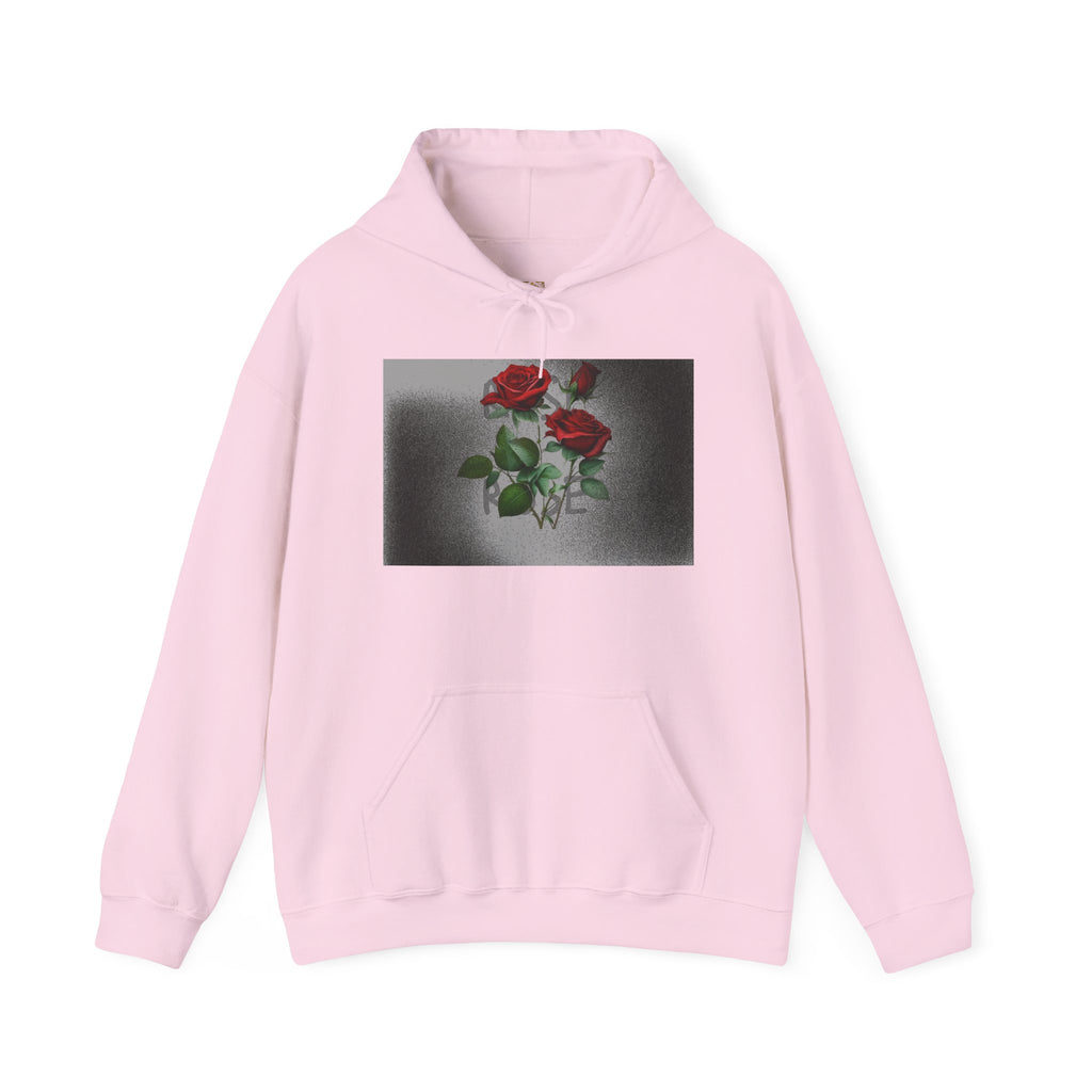 Rose Bloom Hoodie — Vintage Red Roses Graphic Pullover