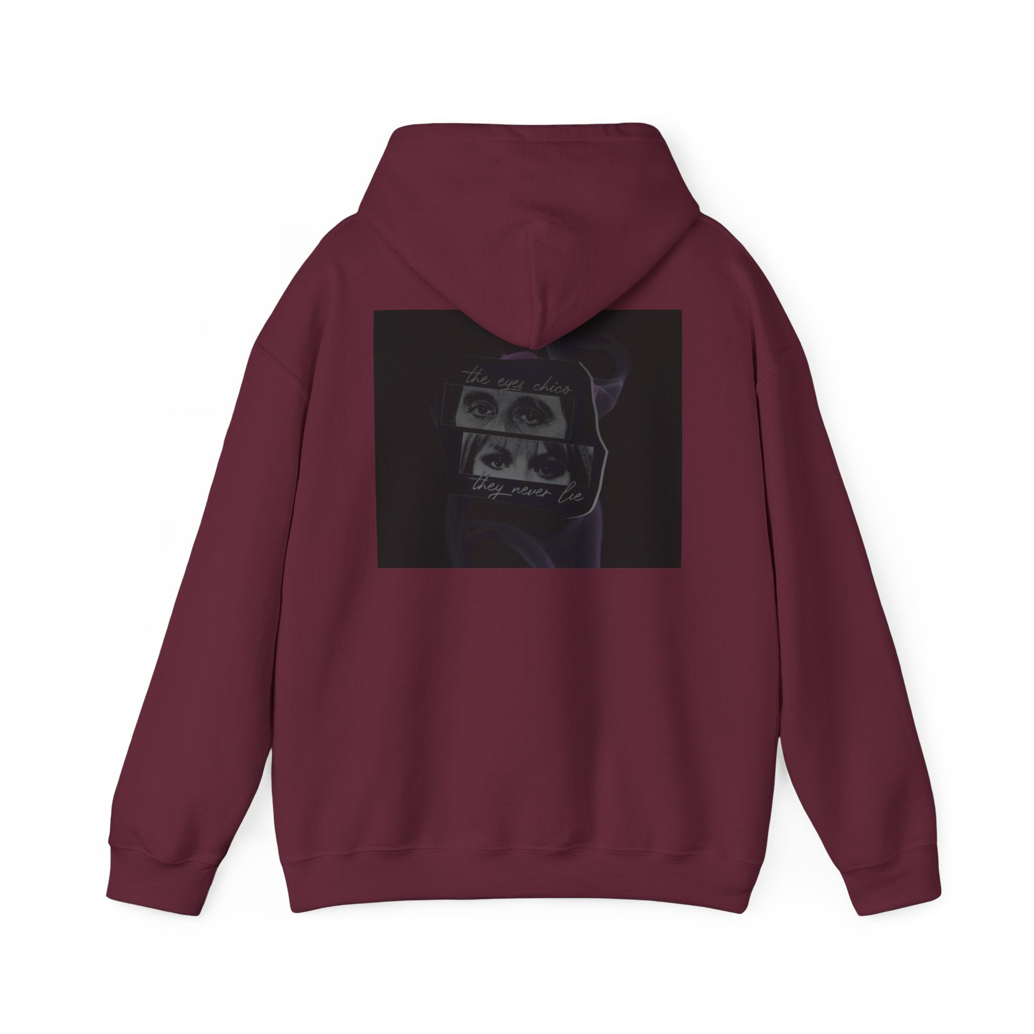 Surreal Triple-Eyes Hoodie — Dark Artistic Graphic Sweatshirt