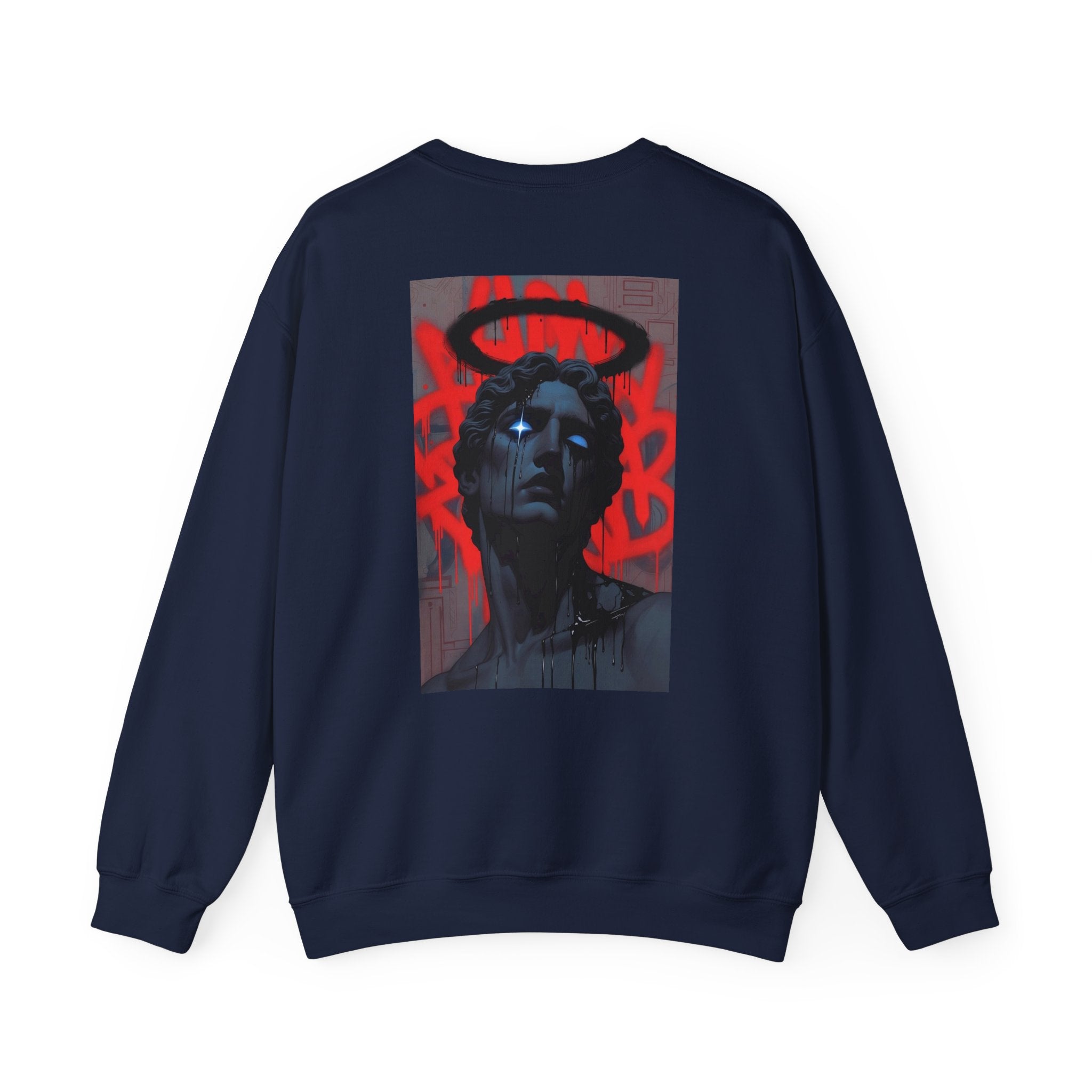 Street Art Statue Crewneck Sweatshirt