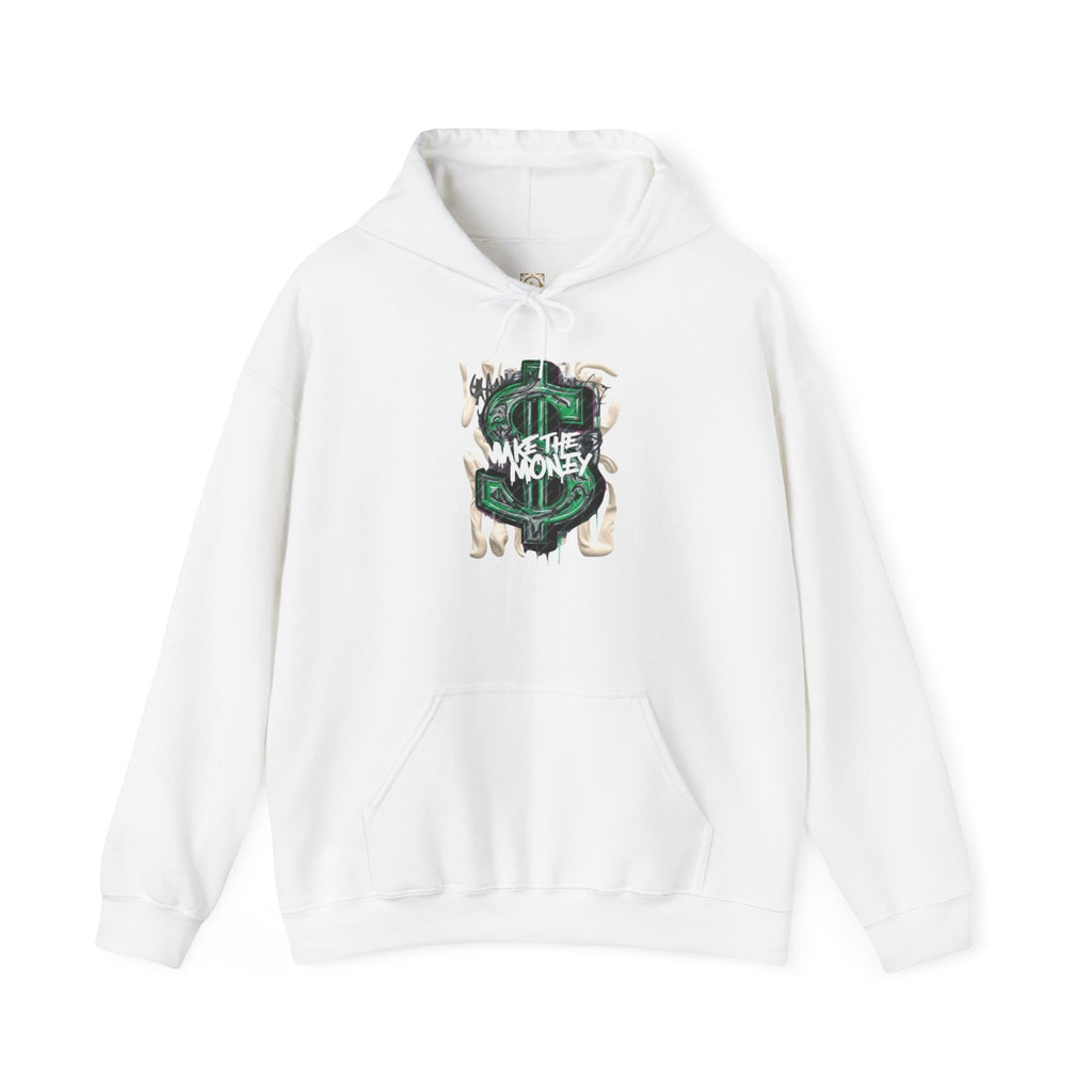 Make The Money Hoodie — Green Dollar Sign Graphic Pullover