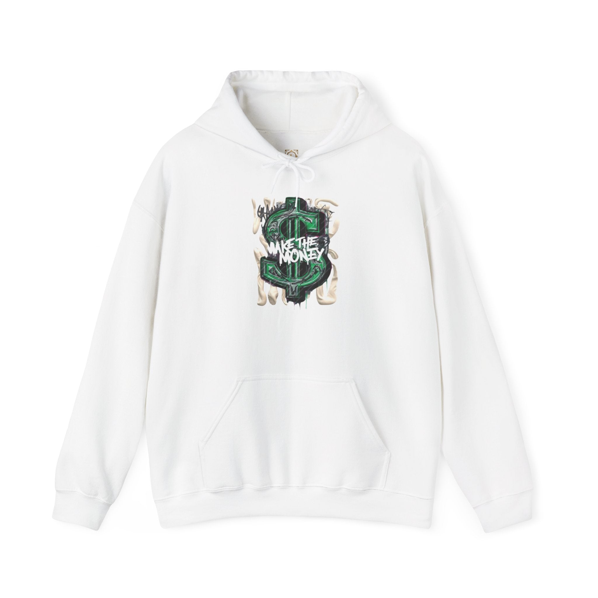 Make The Money Hoodie — Green Dollar Sign Graphic Pullover