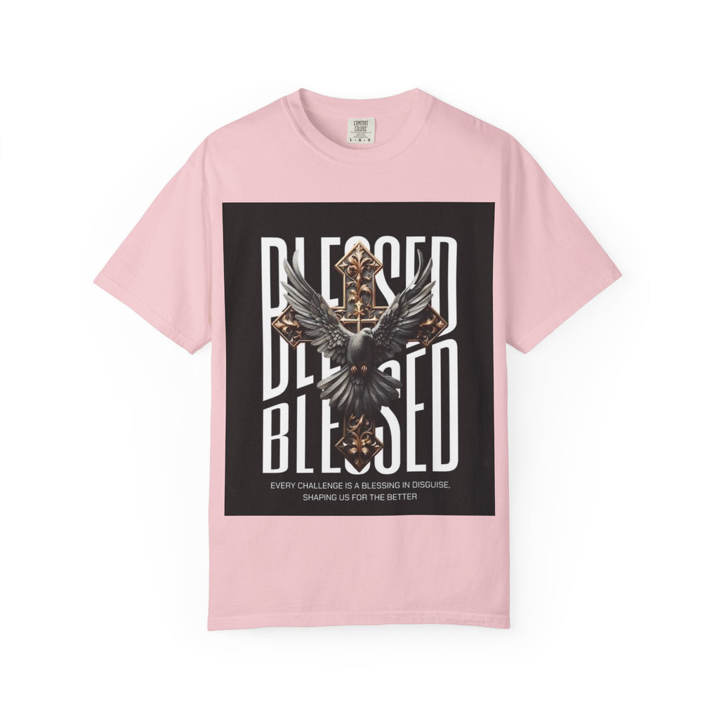 Blessed Dove Graphic T-Shirt — "BLESSED" Faith-Inspired Tee