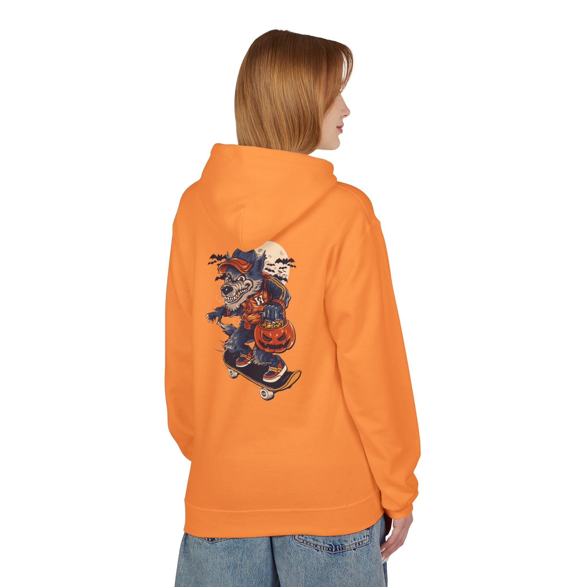 Skull Collage Hoodie — Grunge Floral Skull Graphic Pullover