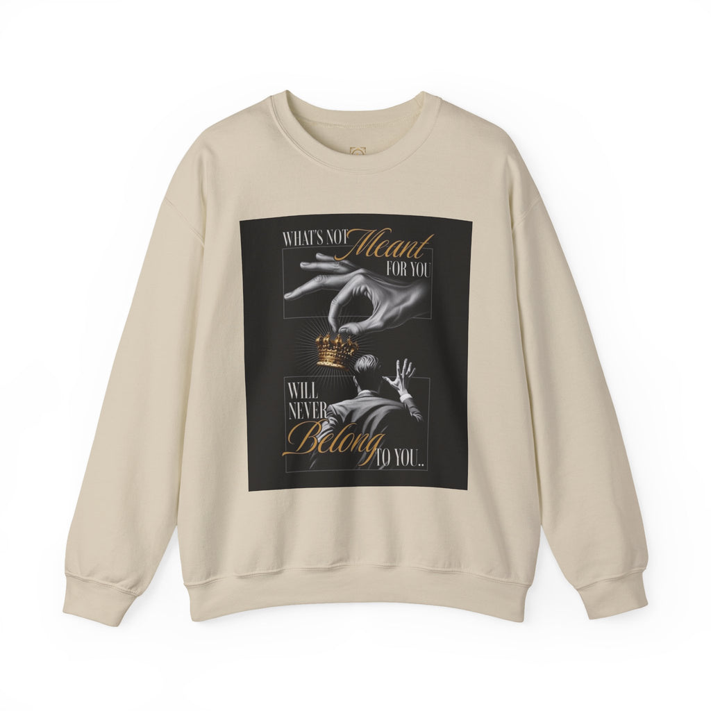 Crewneck Sweatshirt — 'What's My Heart For You' Inspirational Graphic Crewneck