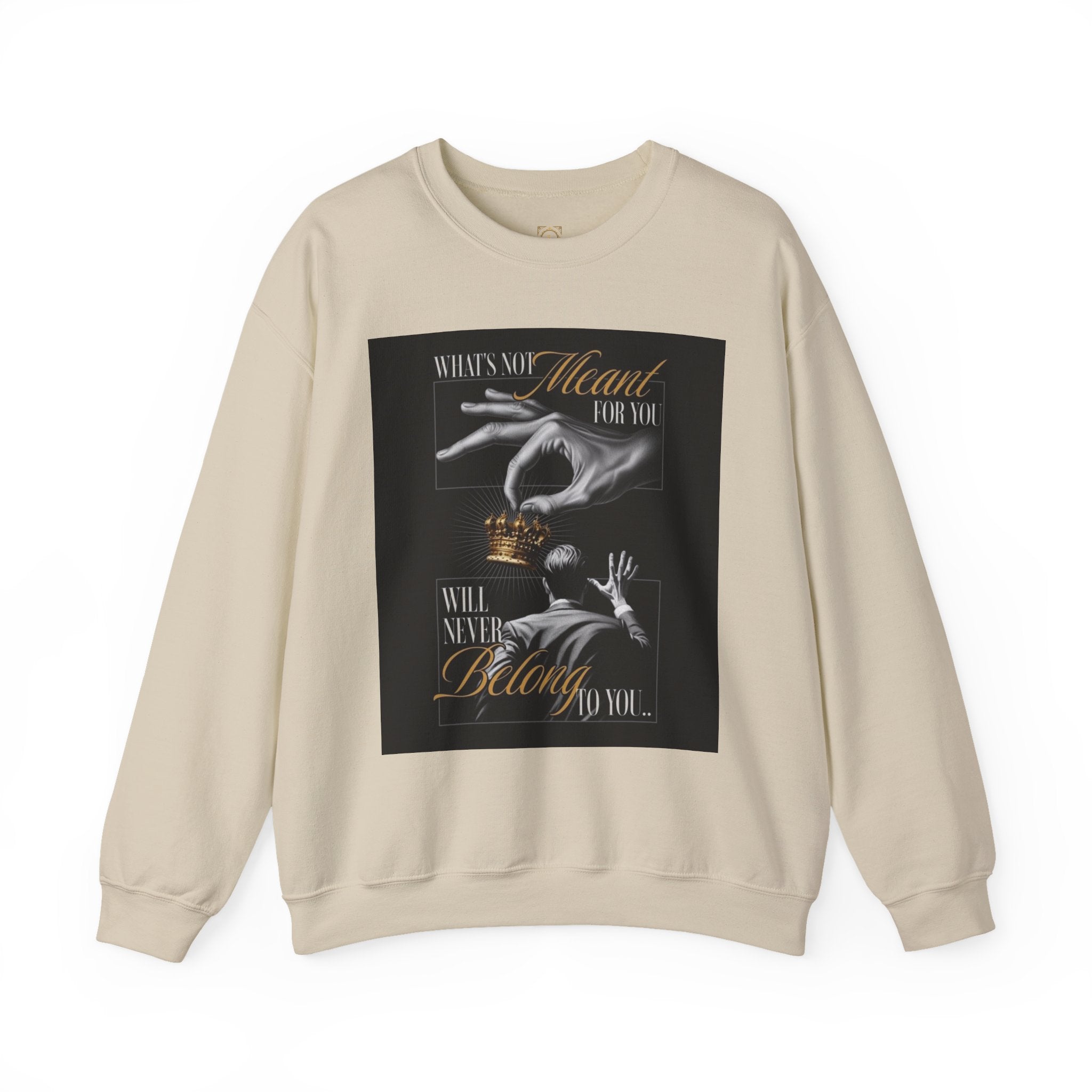 Crewneck Sweatshirt — 'What's My Heart For You' Inspirational Graphic Crewneck