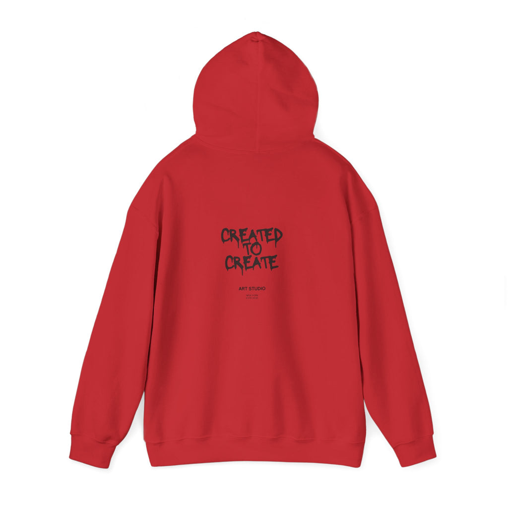 Created to Create Hoodie – Inspirational Artist Sweatshirt