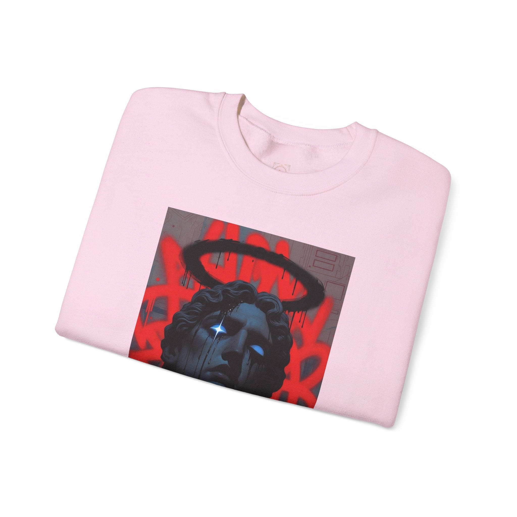 Street Art Statue Crewneck Sweatshirt