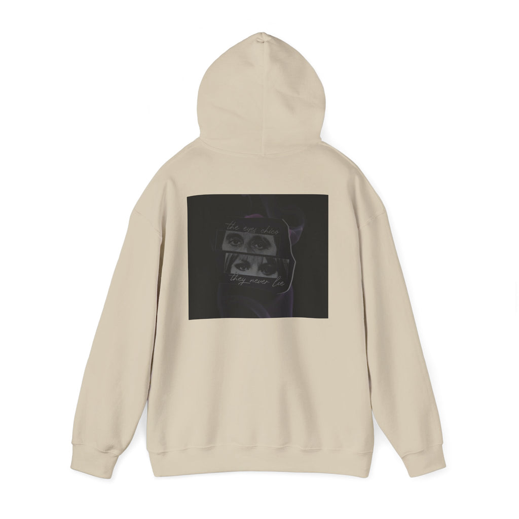 Surreal Triple-Eyes Hoodie — Dark Artistic Graphic Sweatshirt
