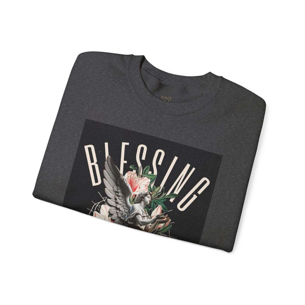 Blessing Statue Graphic Sweatshirt