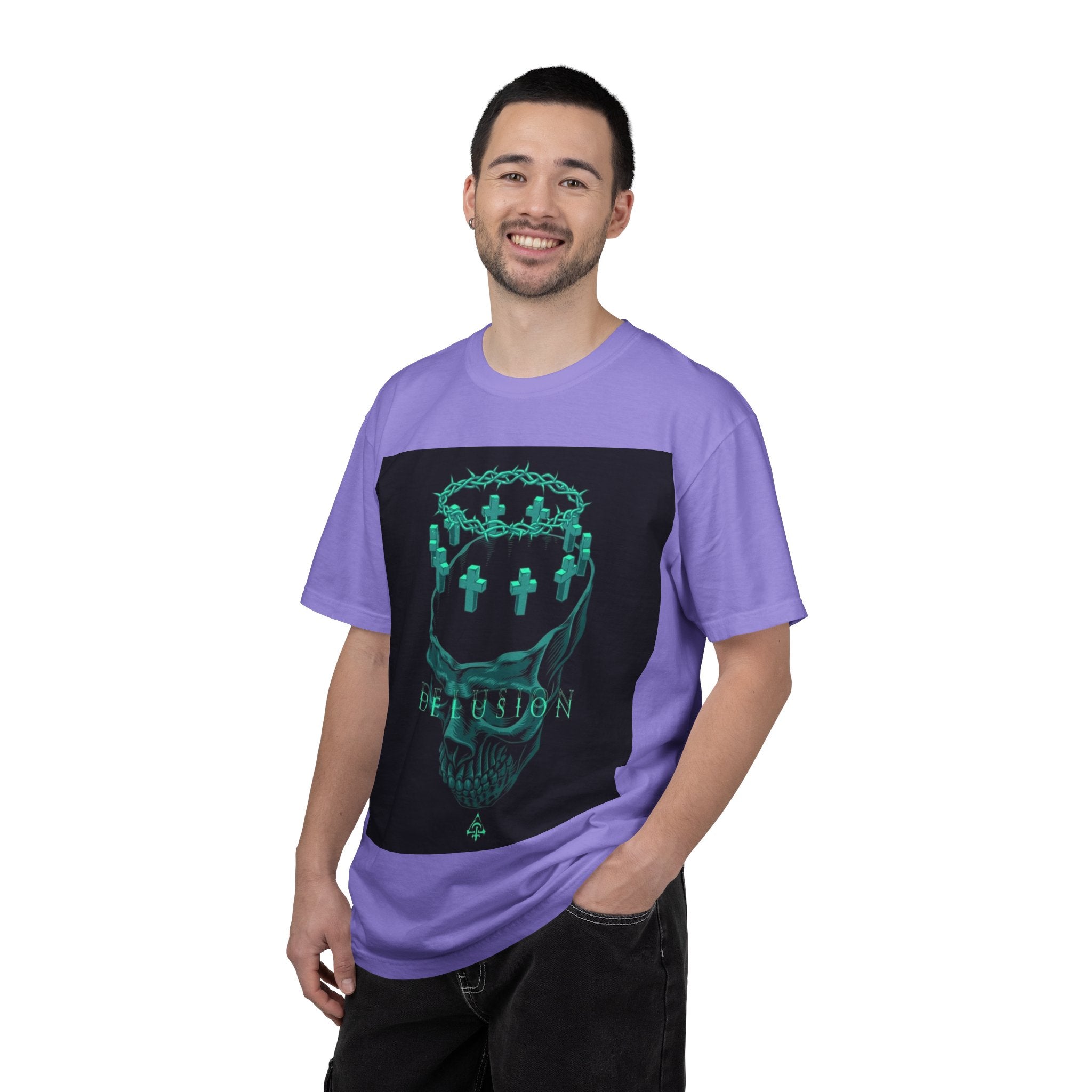 Skull Crown Tee — 'Delusion' Gothic Graphic T-Shirt