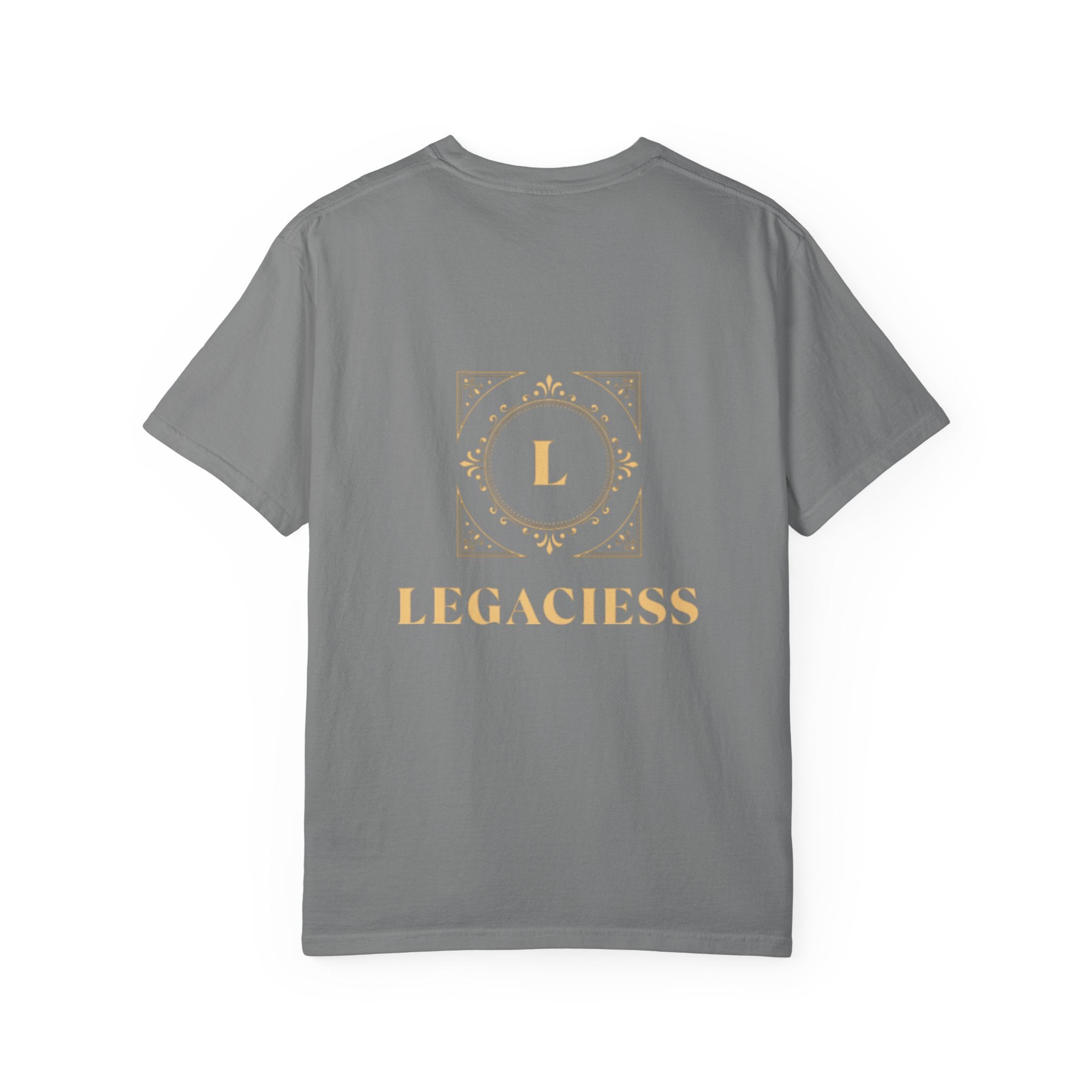 Abstract Neon Kiss T-Shirt — 'Legaciess' Back Logo Graphic Tee