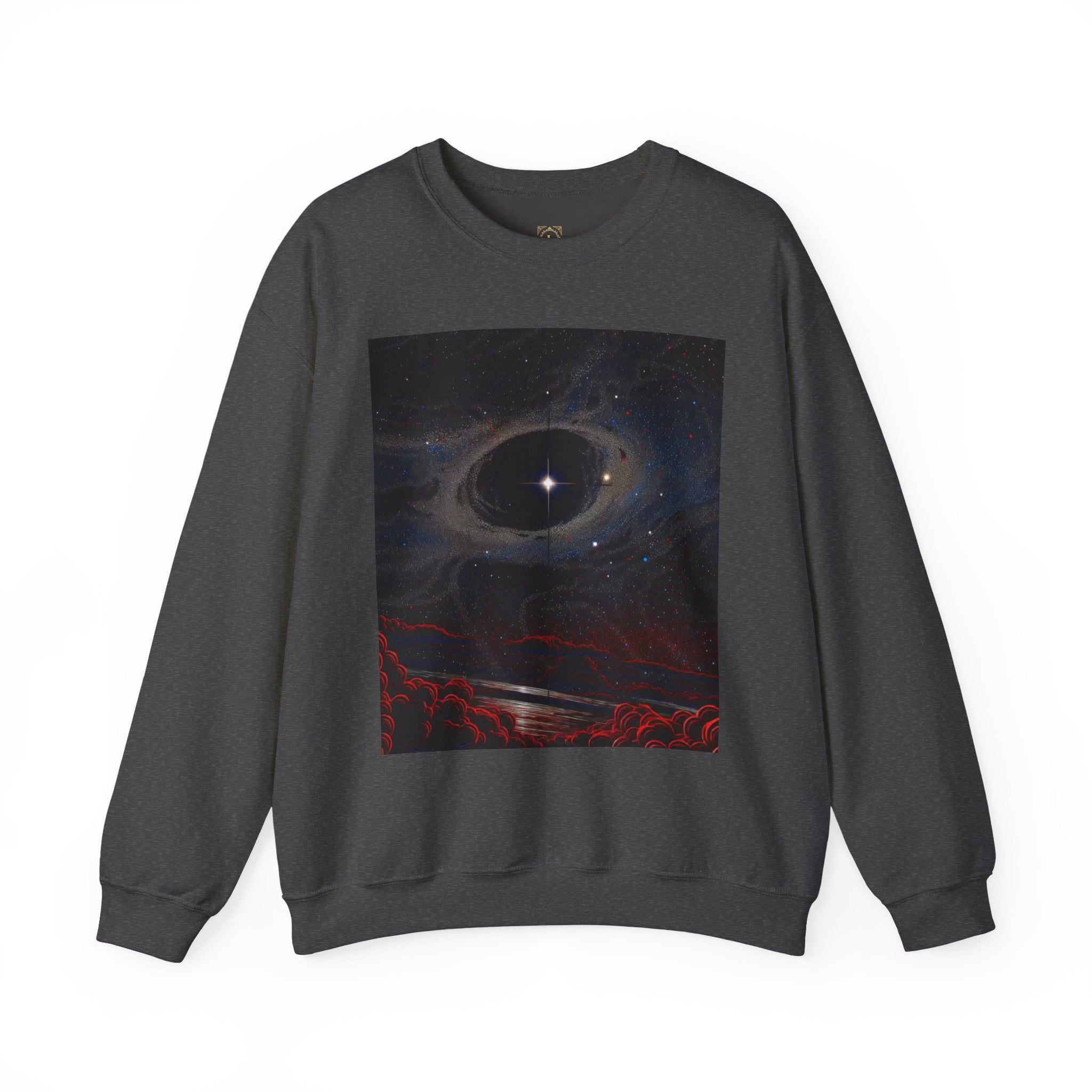 Cosmic Eclipse Crewneck Sweatshirt — 'Legaciess' Logo Back