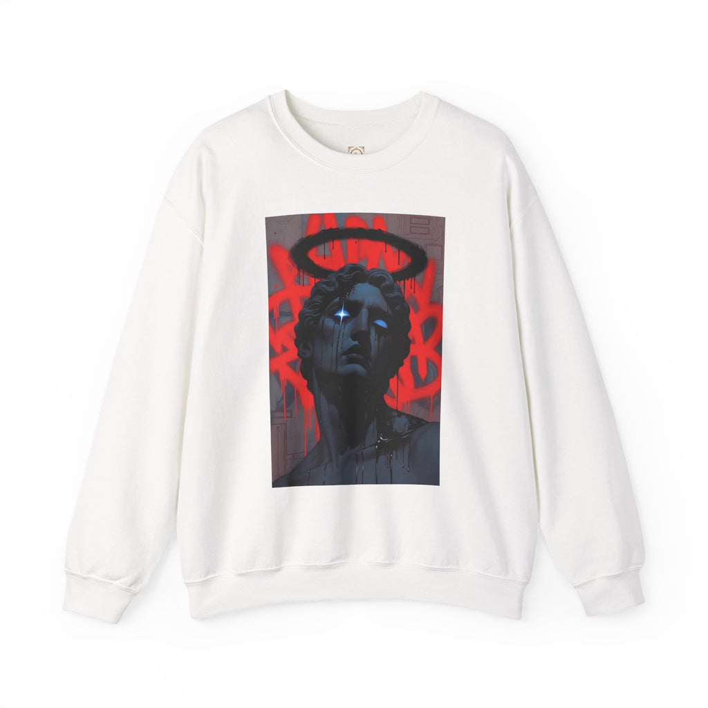 Street Art Statue Crewneck Sweatshirt
