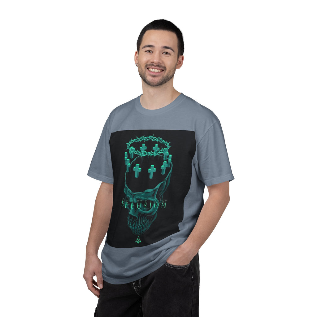 Skull Crown Tee — 'Delusion' Gothic Graphic T-Shirt